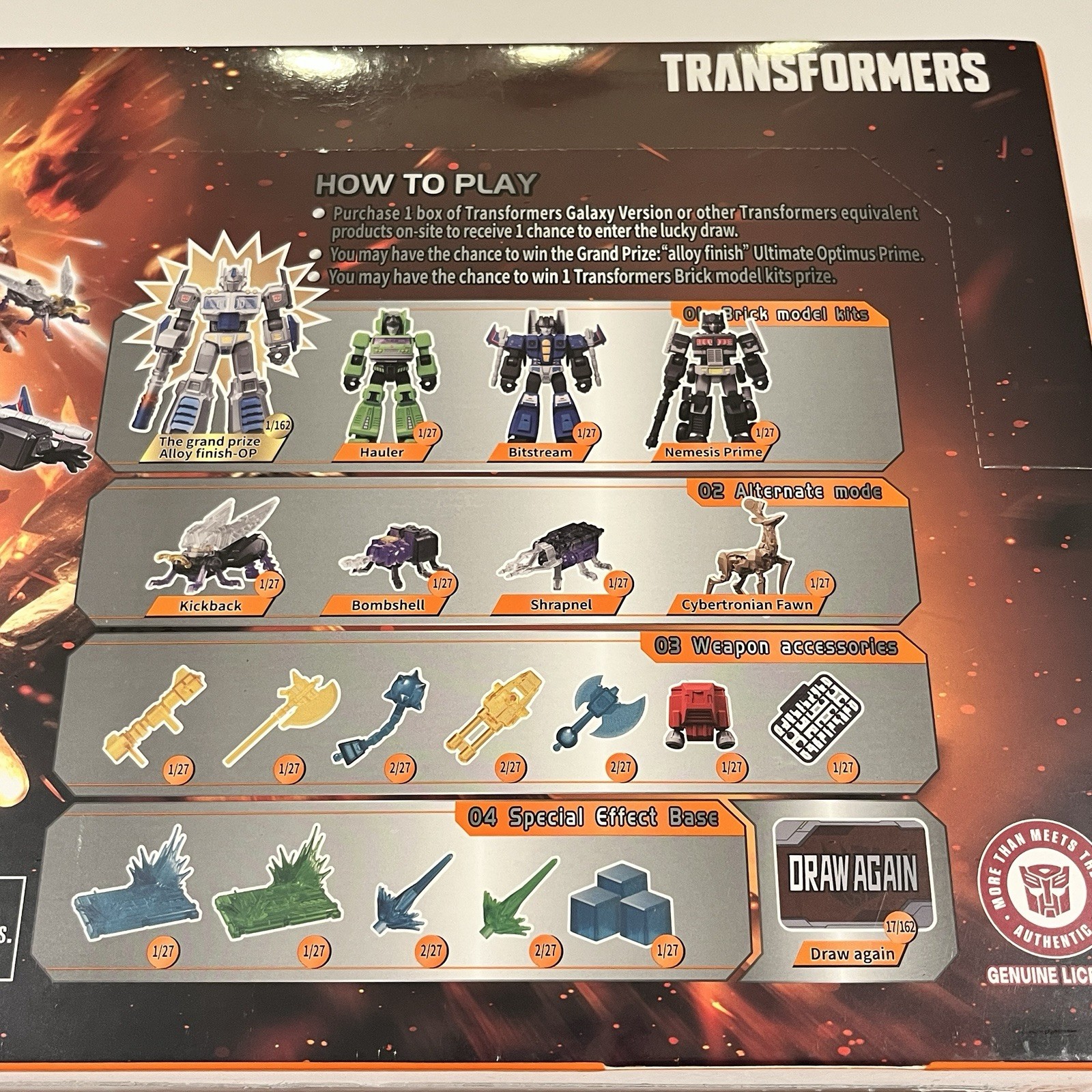 Blokees Transformers Galaxy Lucky Draw Alloy Luster Surge READ DESCRIPTION NEW