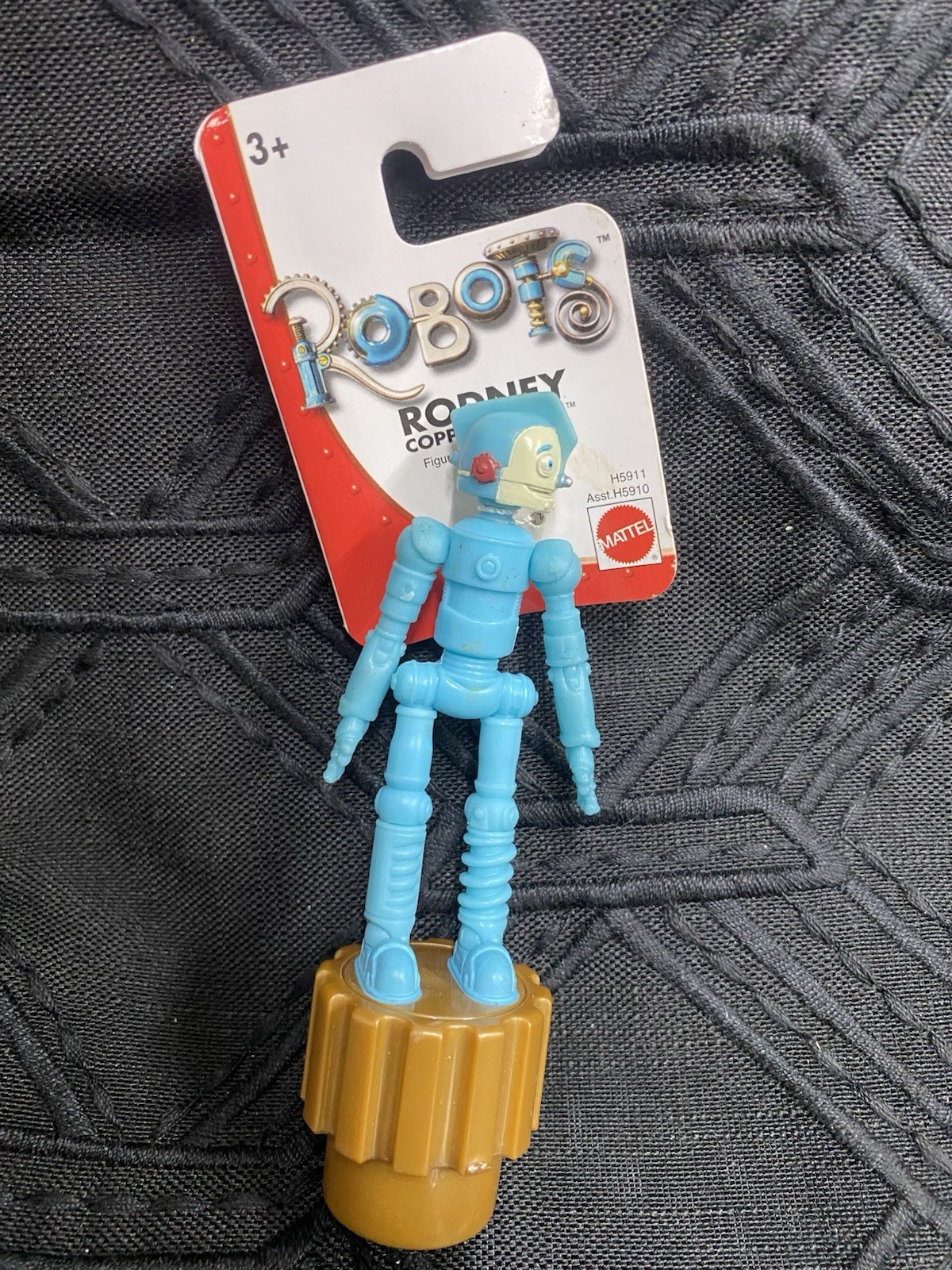 Robots RODNEY COPPERBOTTOM push button figure Mattel 4 1/2&Prime;H