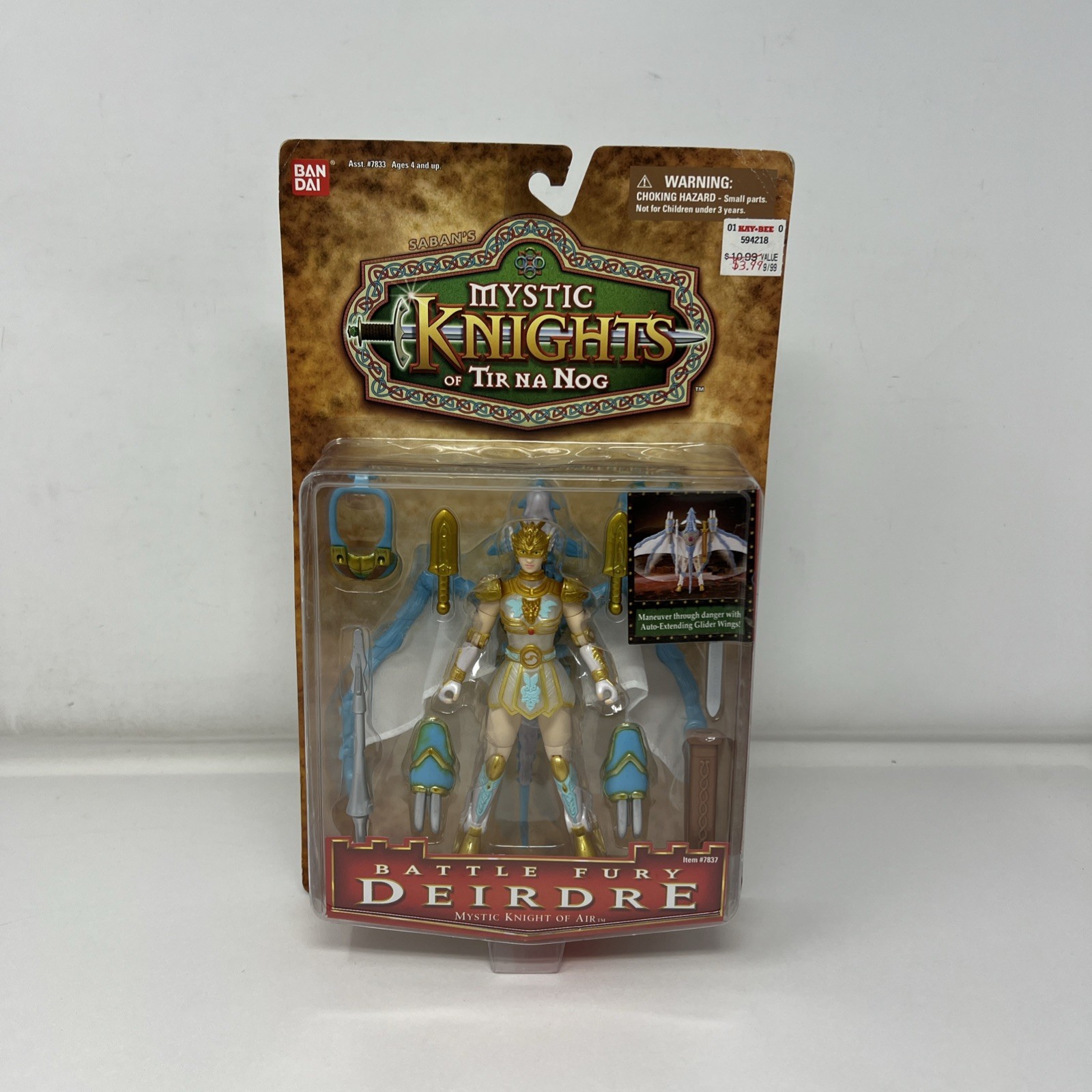 Vintage Bandai 1998 Mystic Knights Of Tir Na Nog Battle Fury Deirdre Figure New
