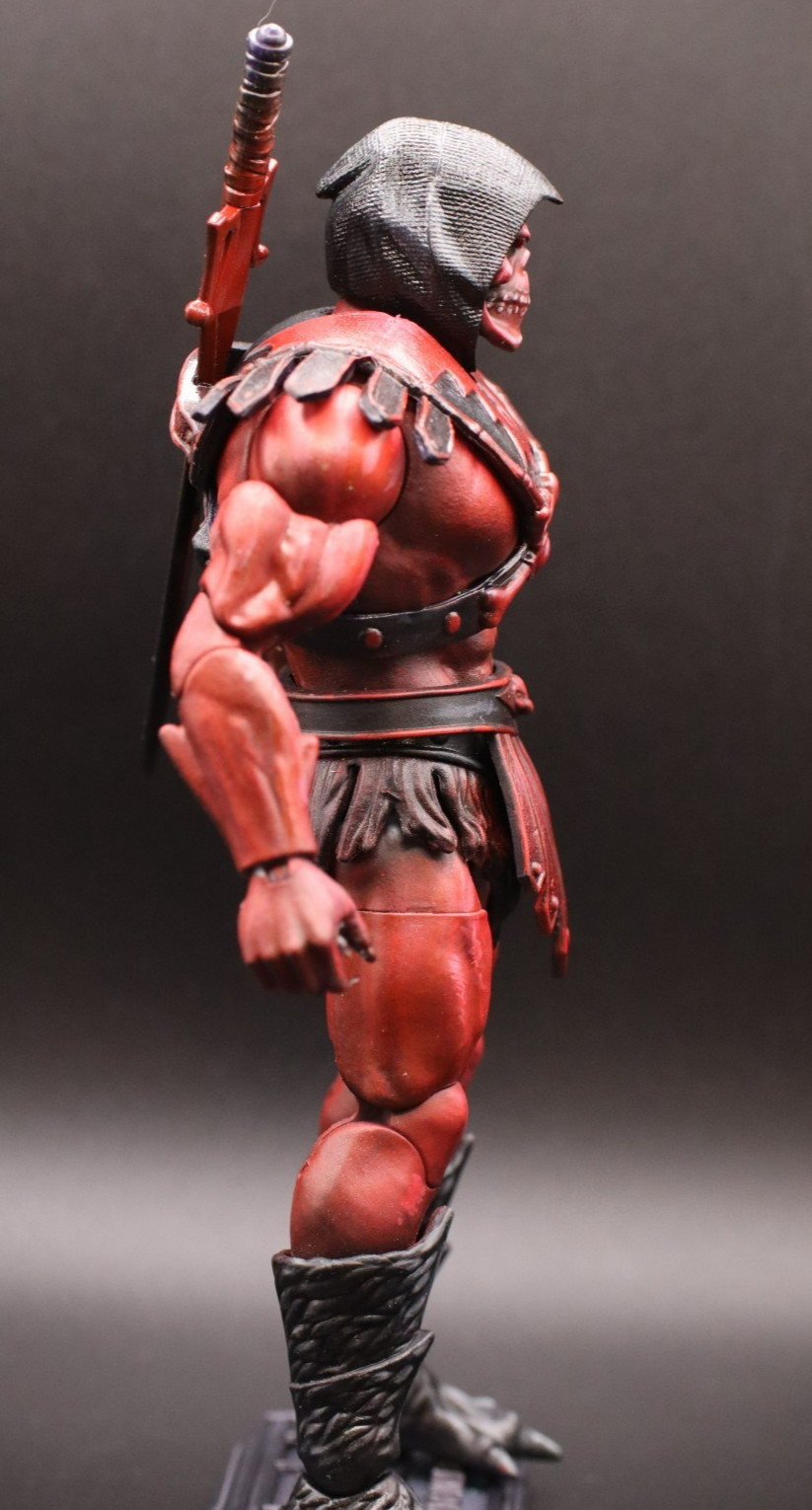 Custom MOTU-Inspired Action Figure – Red Skeleton 7&Prime;