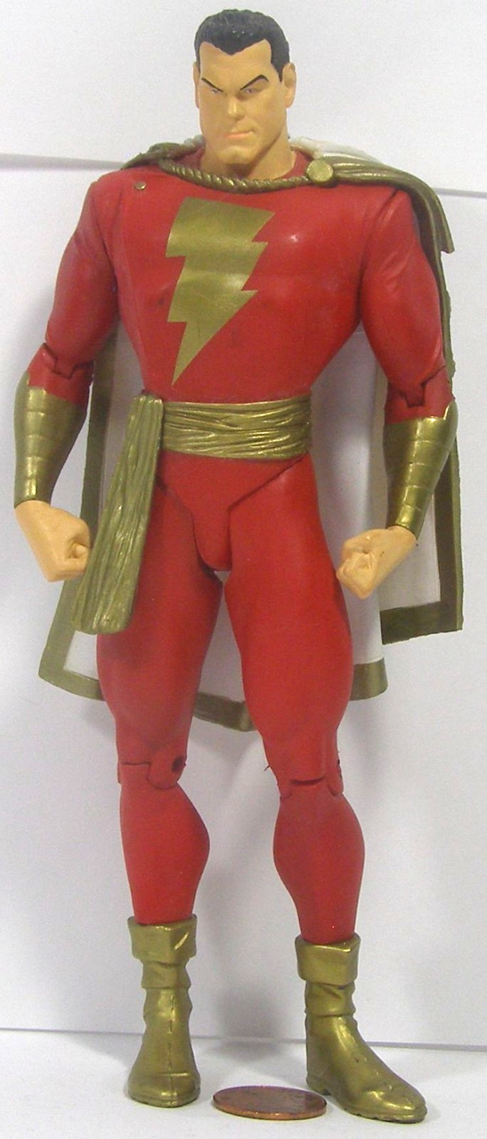 Shazam! 7&Prime; Action Figure w/Cape DC Comics No Accessories S06 China TSP