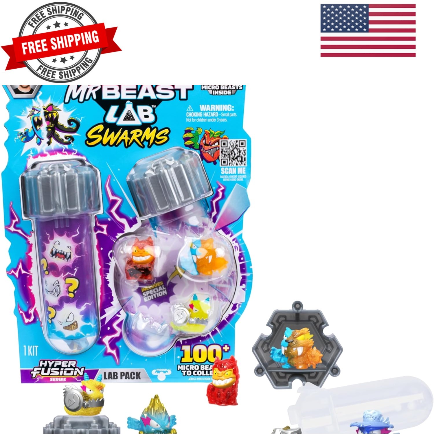 Swarms Series 3, Hyper Fusion Series, 6 Pack – Lab Pack Includes 6 Micro Beas…
