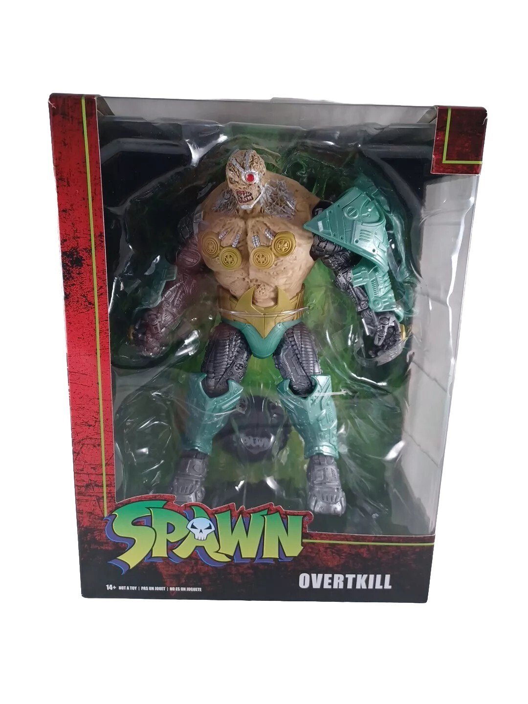 McFarlane Toys Spawn Overkill Mega 9.5&Prime; Action Figure New Box Damage
