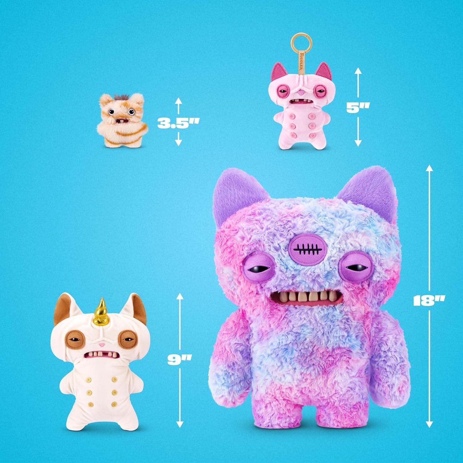 Fuggler 🦄 Fugglercorn🦄 WRINKLE MCSTINKLES 9&Prime; Fast! Free Shipping! Funny! Ugly!