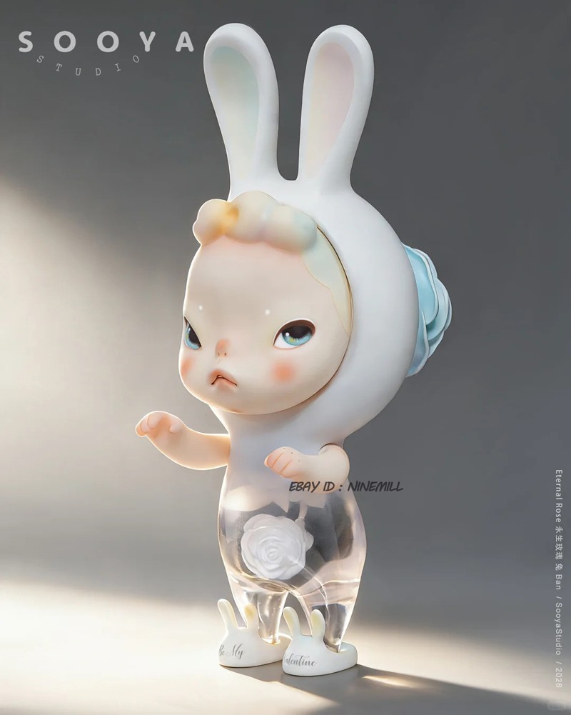 100% Genuine Sooya Studio Preserved Roses Ban Limited Edition Model Statue