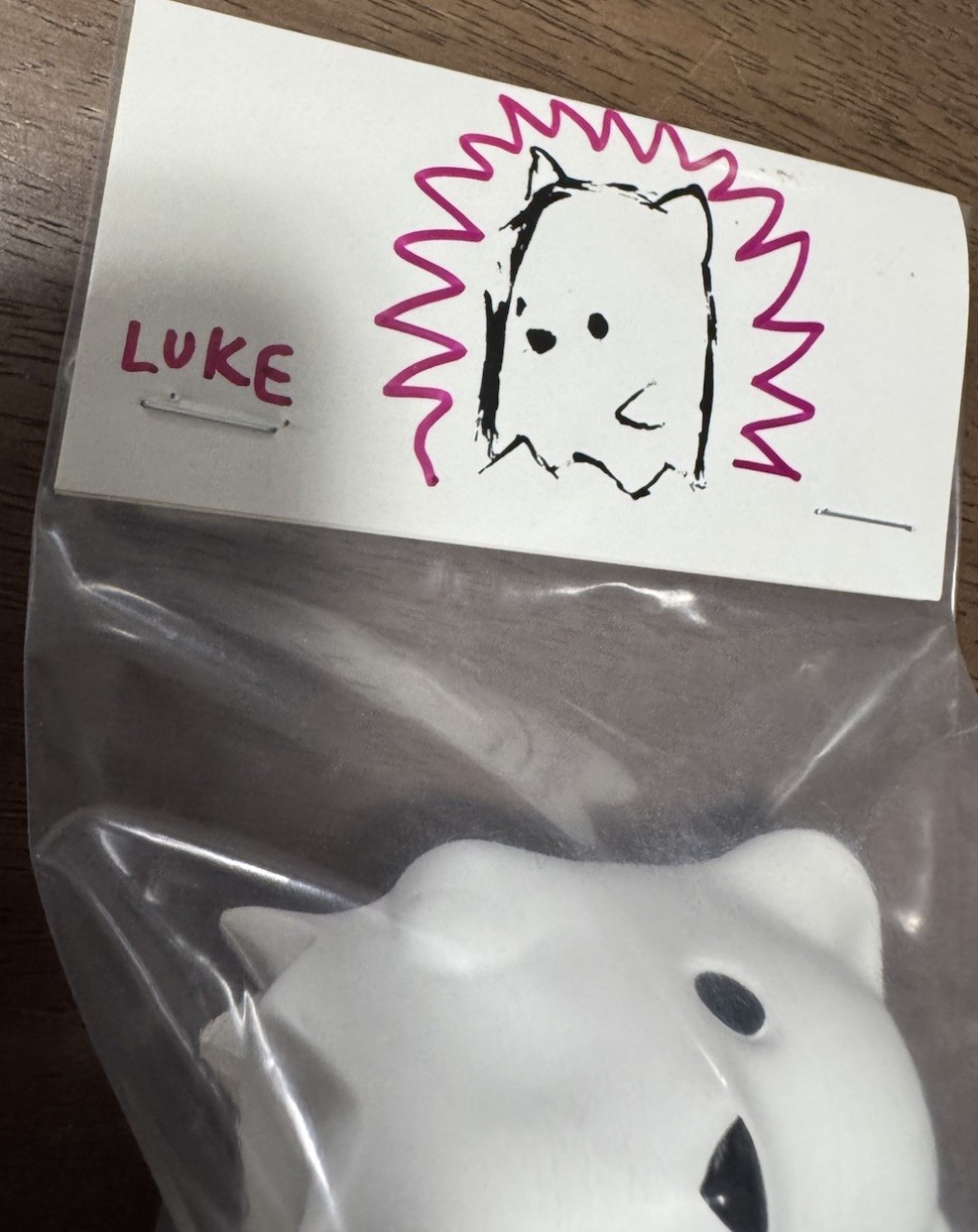 Luke Chueh Ghost Bear WHITE SIGNED Monkey King