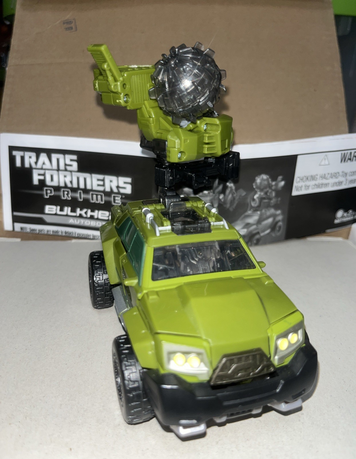 Transformers Prime RID BULKHEAD Complete Voyager Class Instructions+Accessories