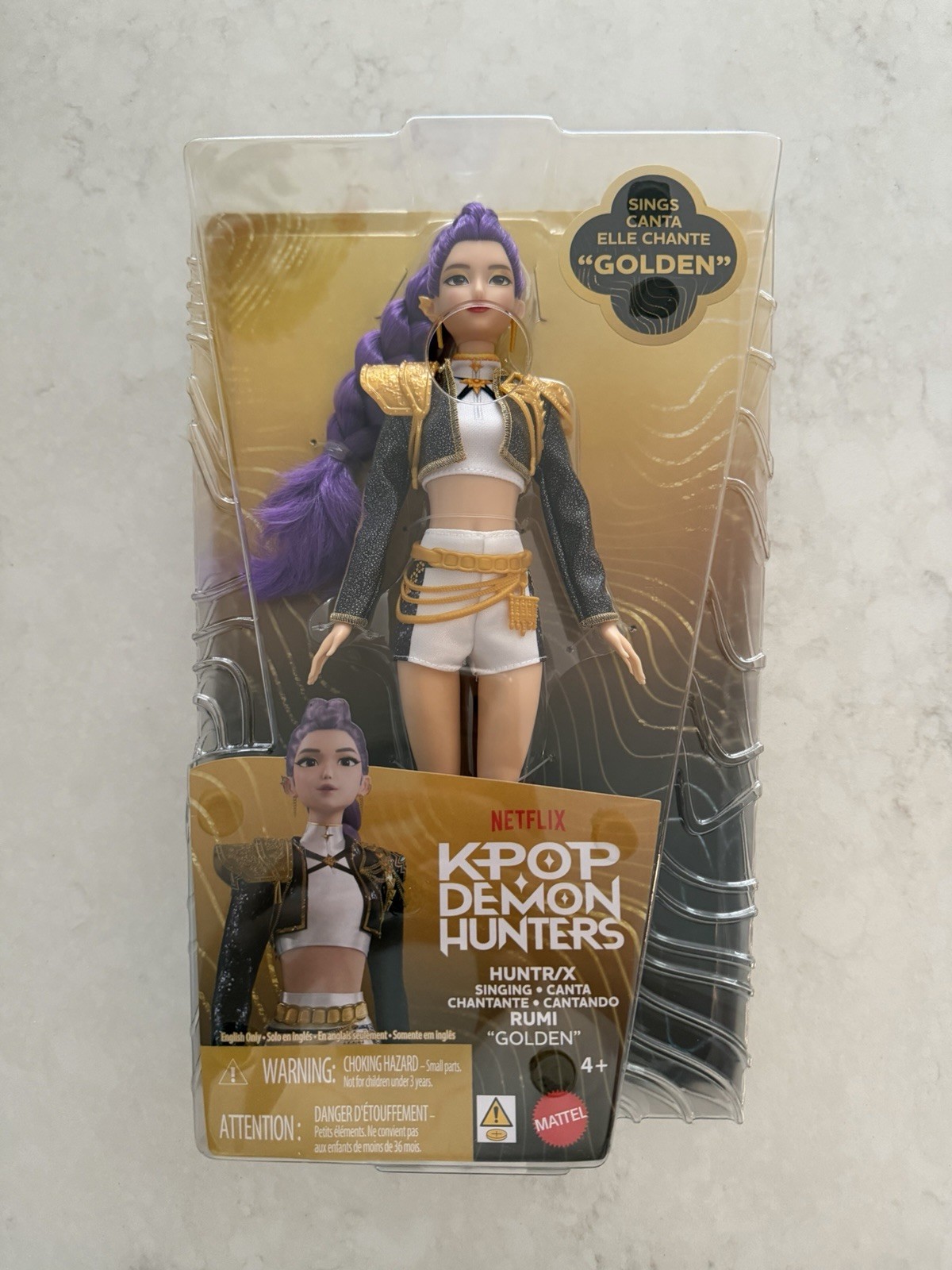 Mattel K-POP Demon Hunters Anime Rumi Fashion Girl Singing 11&Prime; Doll New IN HAND