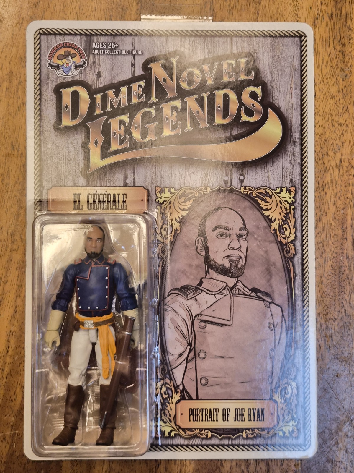 Dime Novel Legends Cavalry El Generale Joe Ryan 1:18 3.75&Prime; Action Figure
