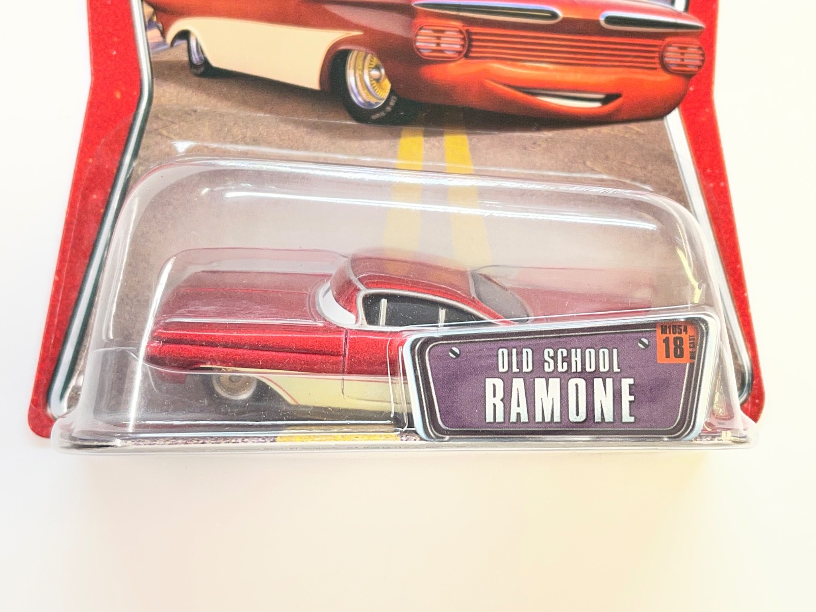 DISNEY PIXAR THE WORLD OF CARS OLD SCHOOL RAMONE COLLECTOR NO. 18