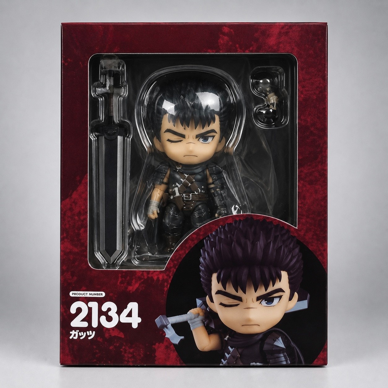 Nendoroid 2134 Guts Berserk PVC Action Figure Toy With Box