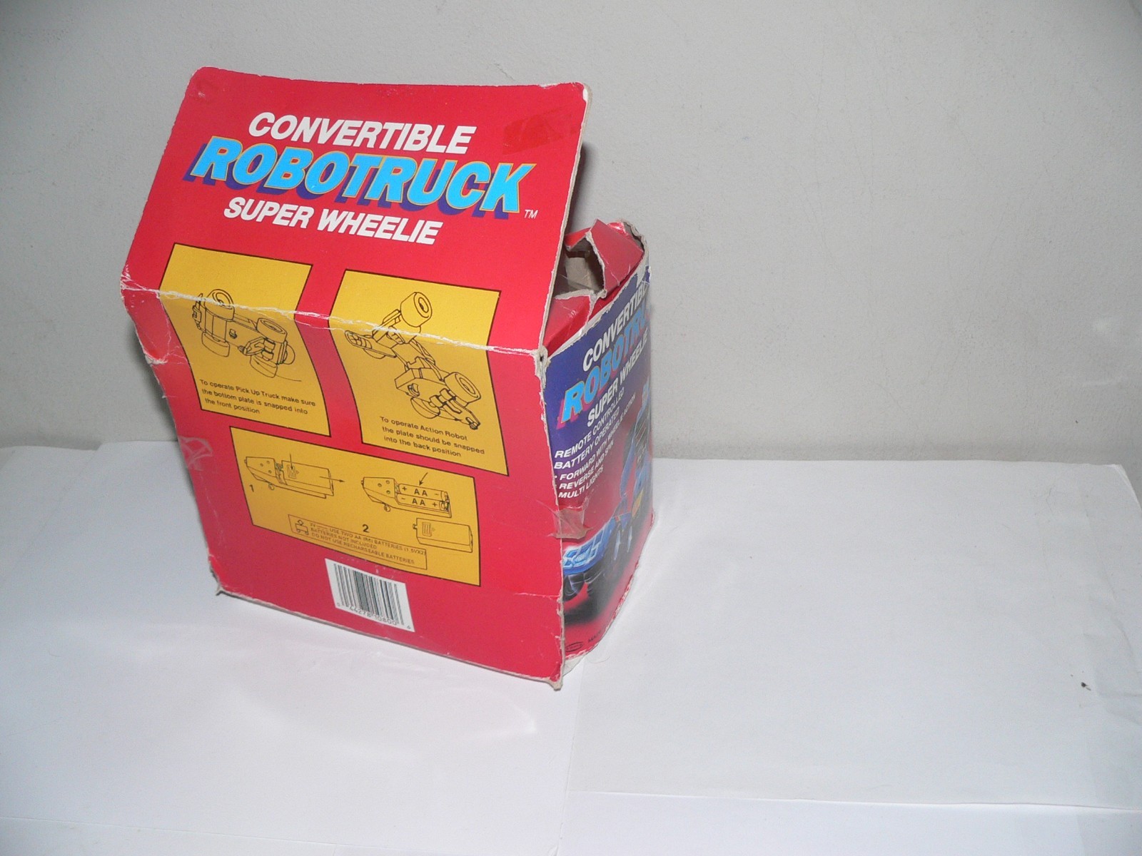 Vintage 1993 SOMA Convertible Robotruck Transformer Robot Super Wheelie BOX