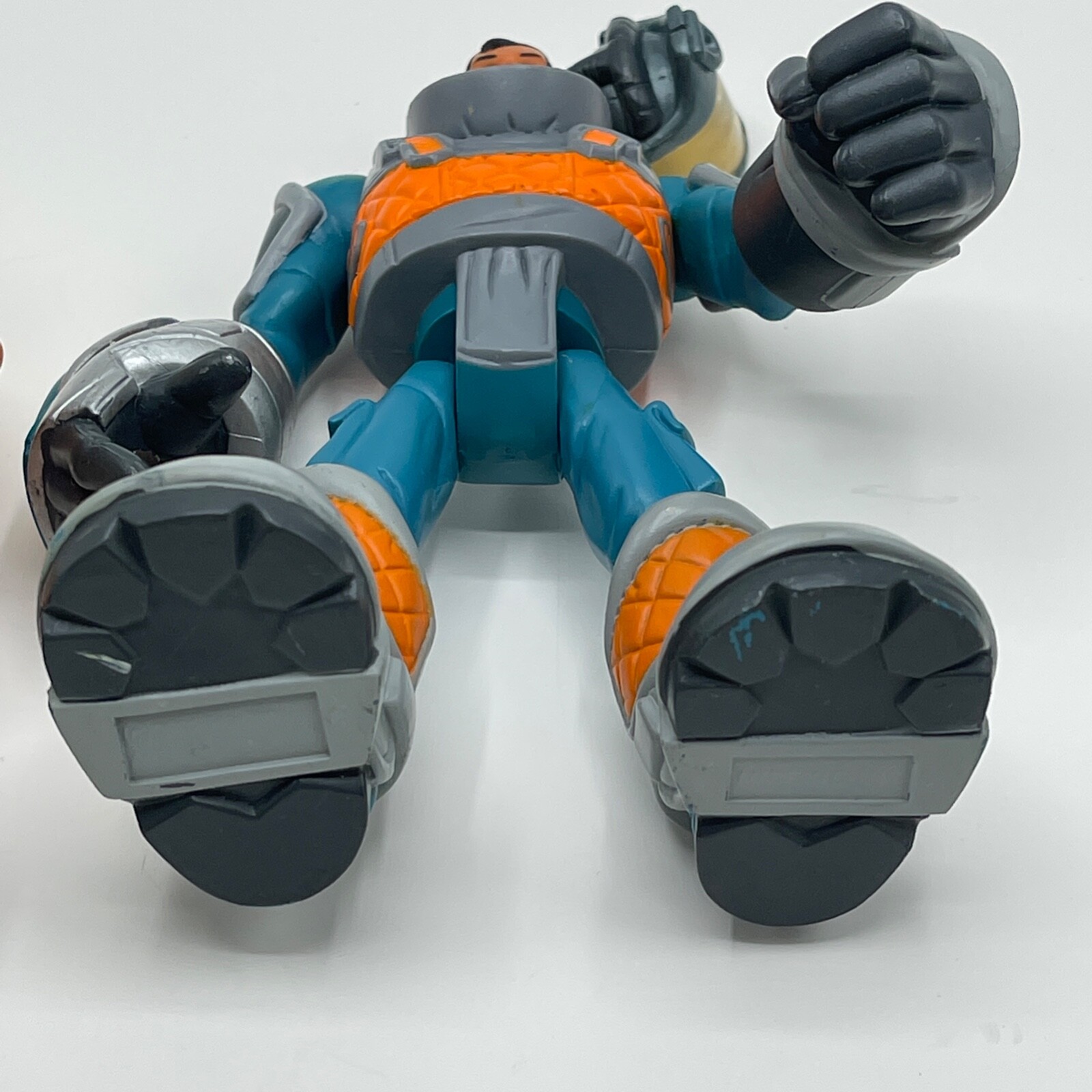 Playskool Rescue Heroes Major Powers 6” Action Figure Orange Green Lot Of 2