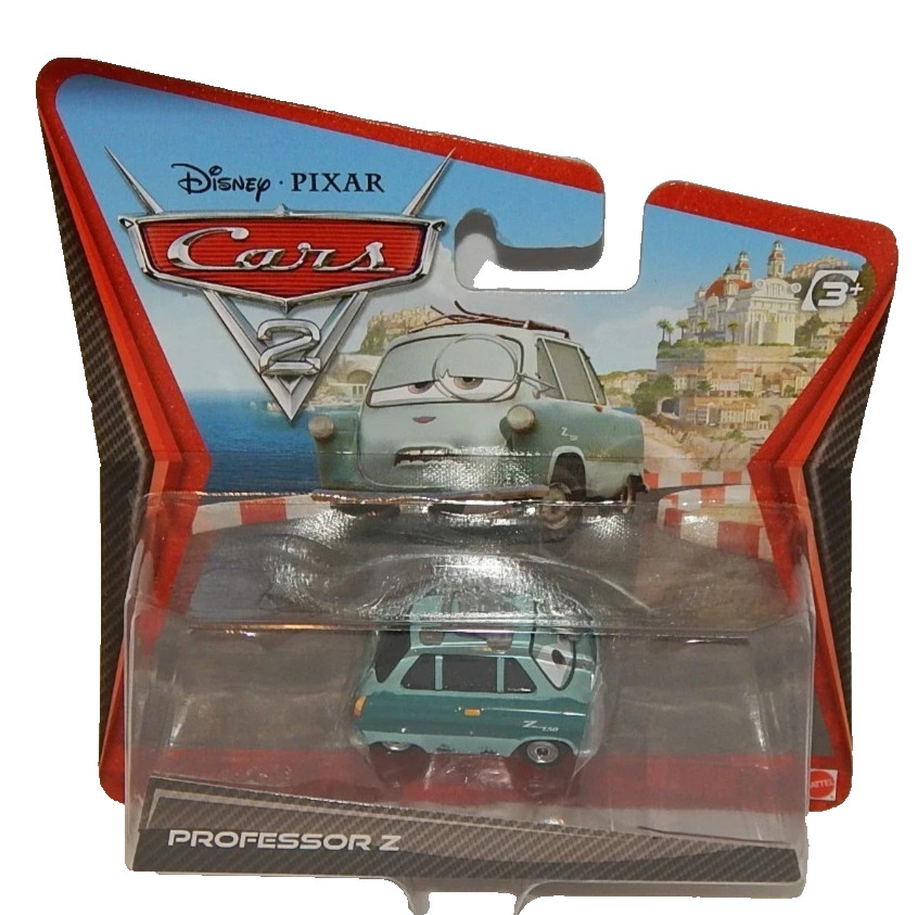 DISNEY CARS 2 PROFESSOR Z 1:55 Scale Diecast SHORT CARD FREE SHIPPING!