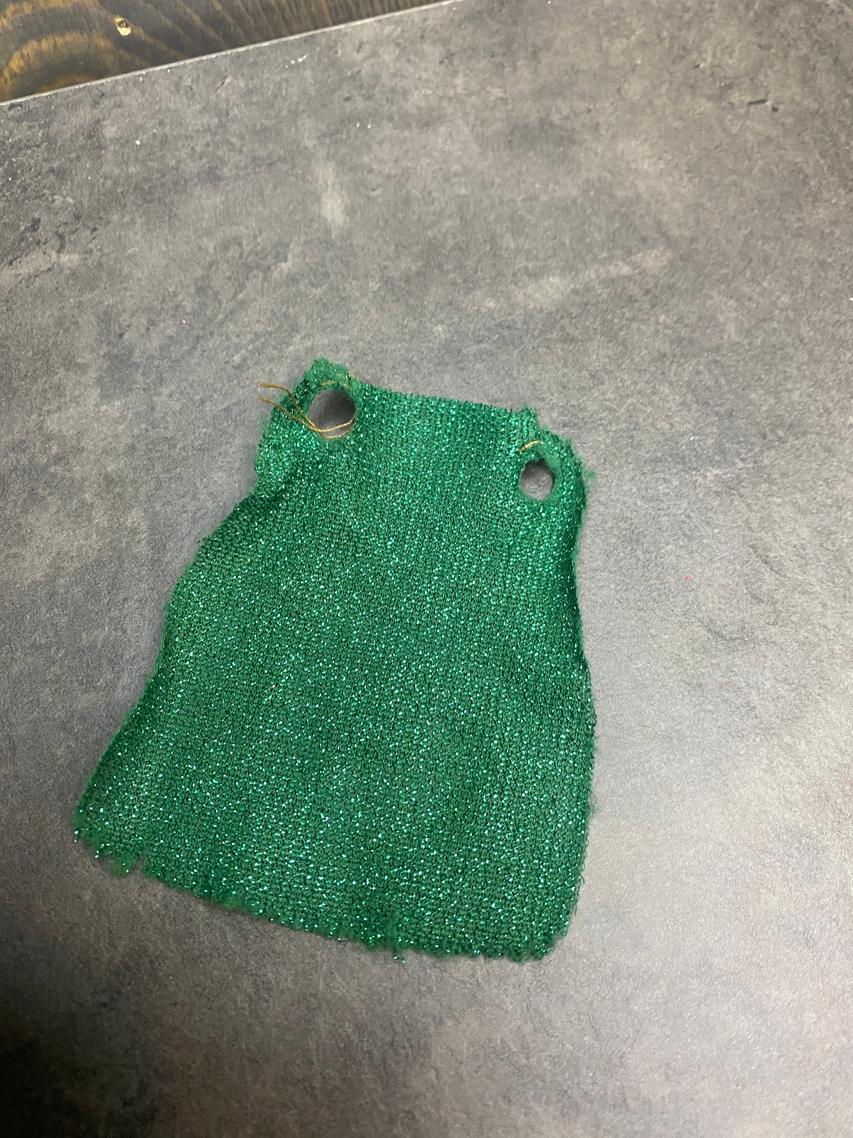 Gi Joe Serpentor Green Cape Accessory Vintage Original 1986 Fodder
