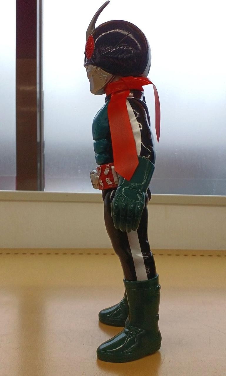 Toei Retro Sofubi Collection Shin Kamen Rider No. 2 Medicom Toy
