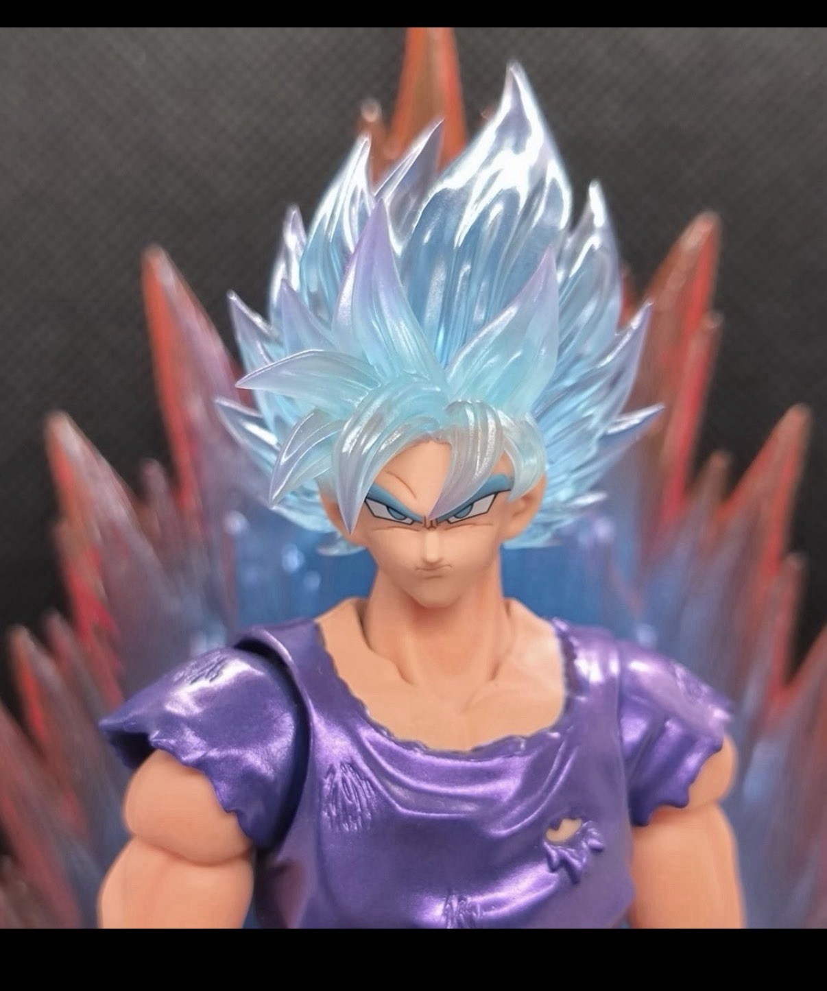 LEFMA Son Goku Kaiouken Transparent Blue Hair 1/12 Head Sculpt Set – US SELLER!!