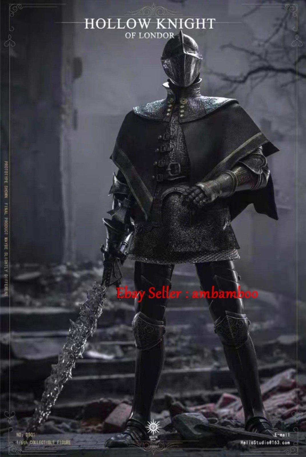 Helio Studio 1/6 DS01 Hollow Knight of Londor Action Figures Model Collect Toy
