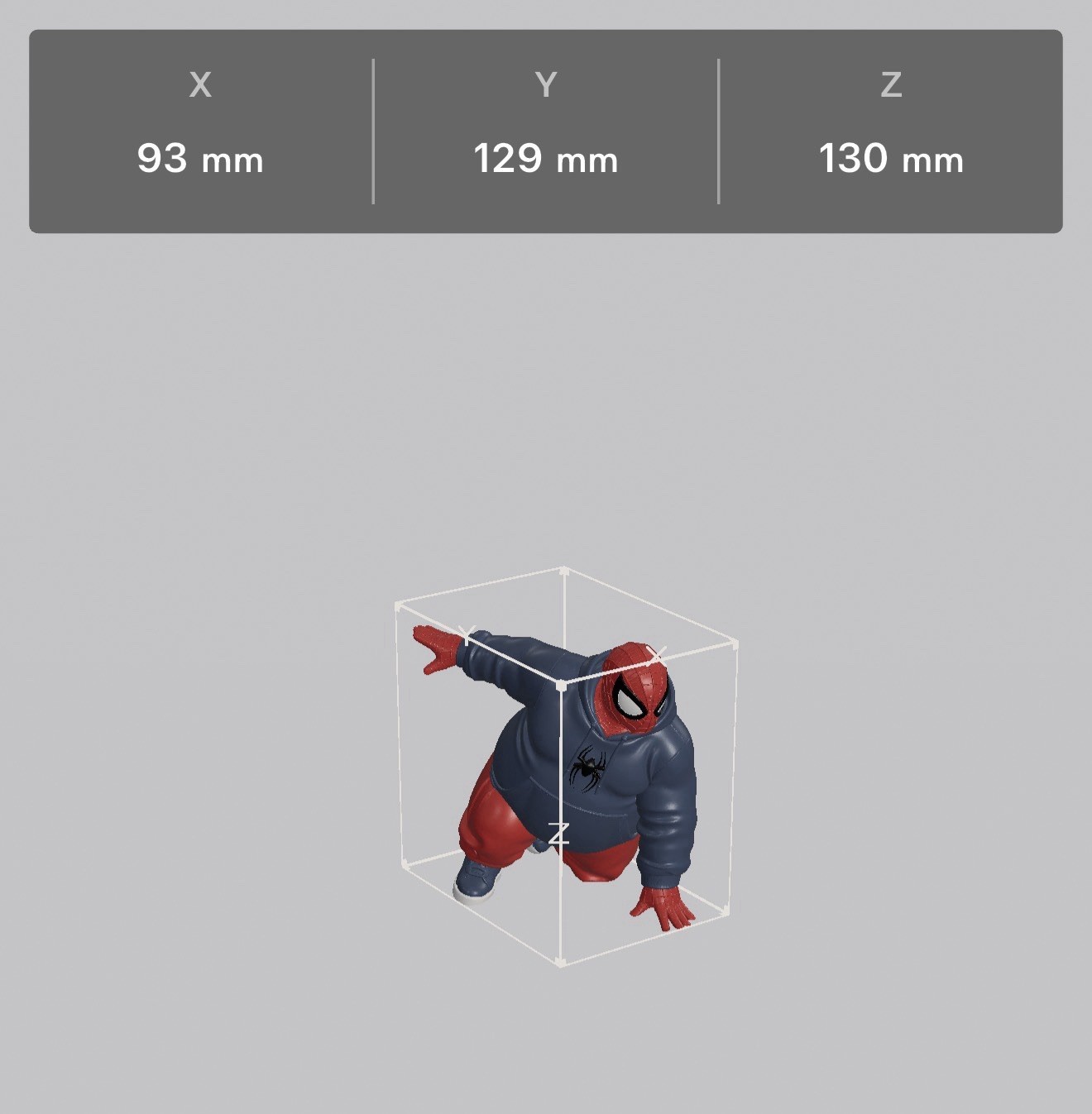 BIG SPIDER – SPIDERMAN Overweight Spider Man Action Figure