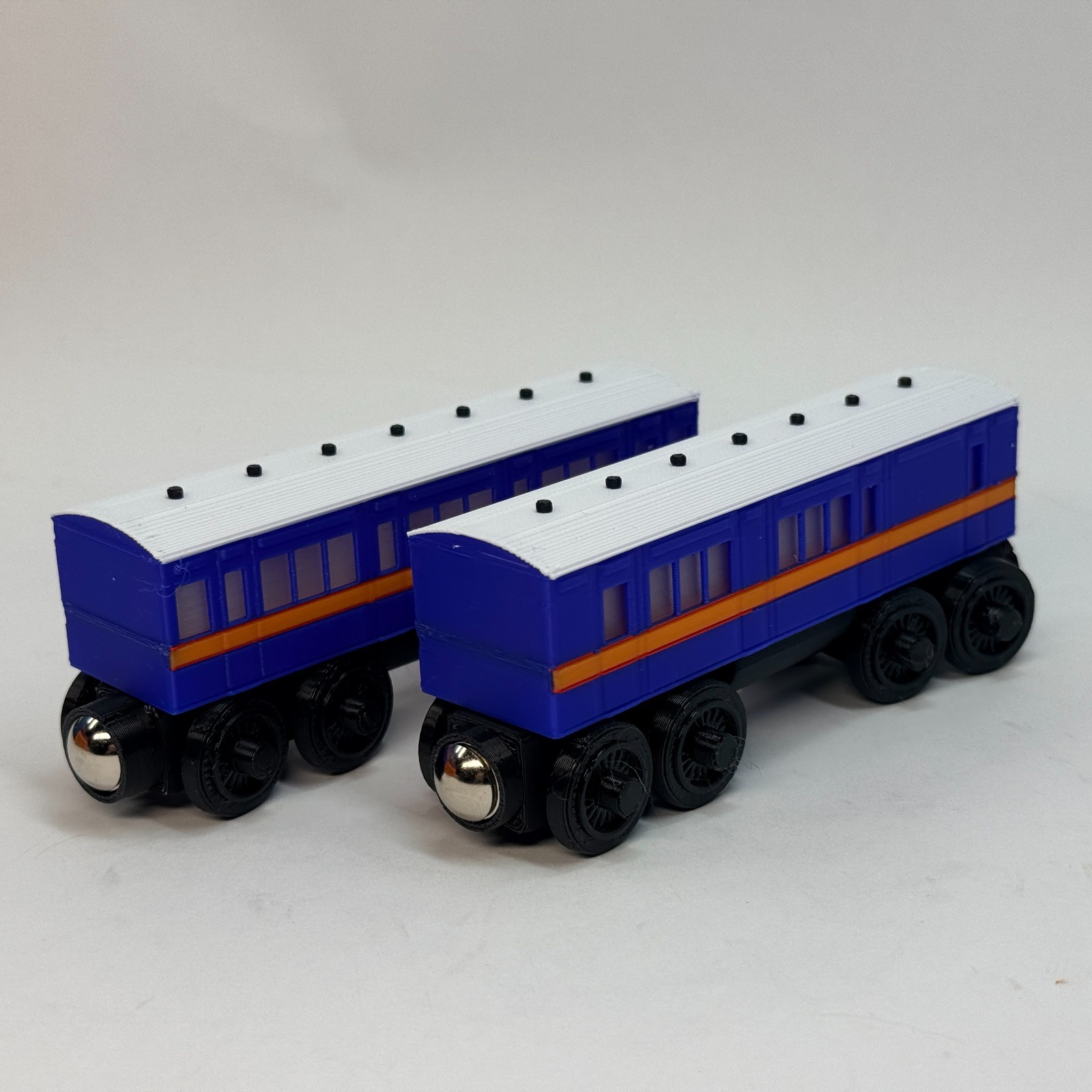 Wooden Railway Gordons Special Coach and Brake Coach Custom for Thomas Train