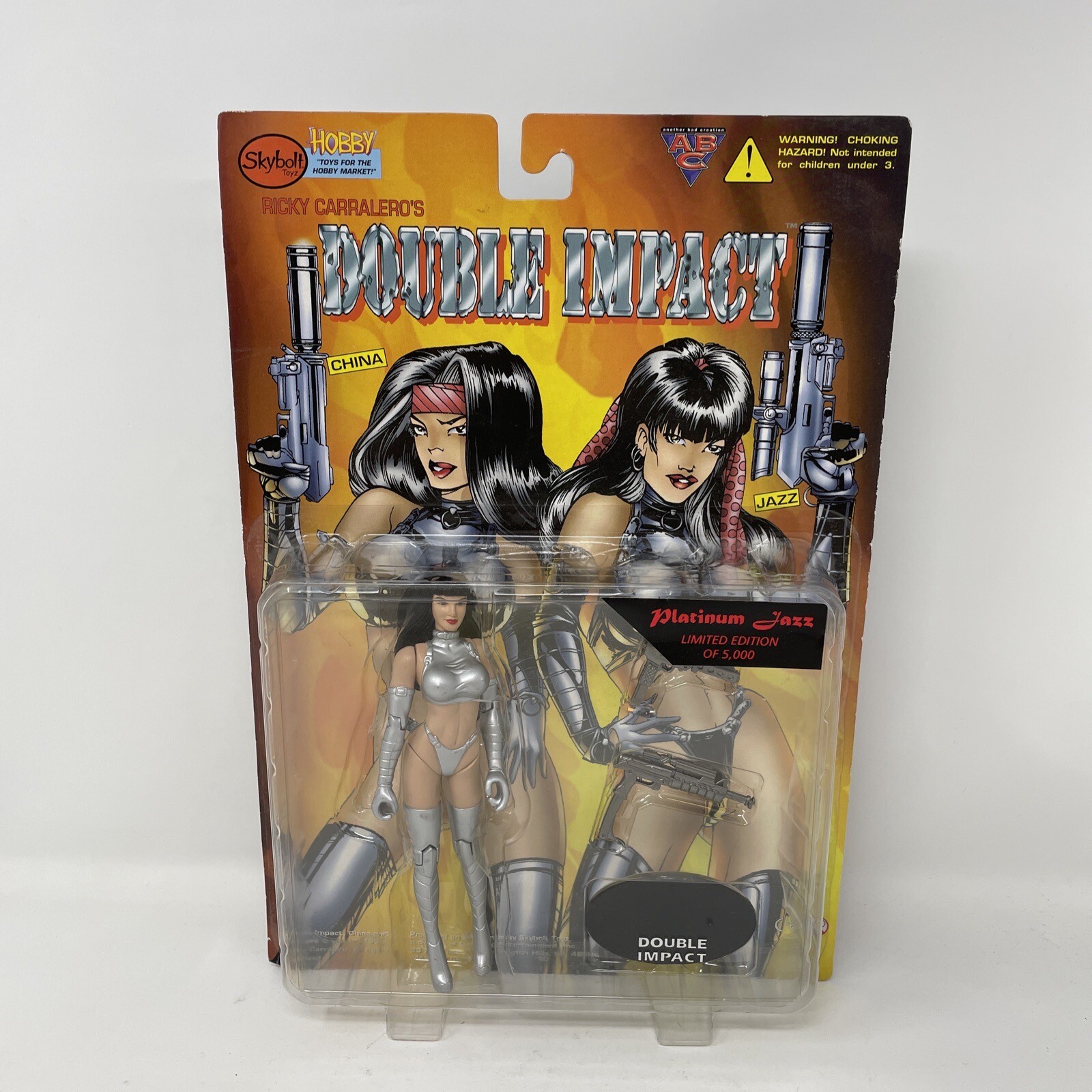 1998 Skybolt Toyz Double Impact Platinum Jazz Limited Edition Action Figure