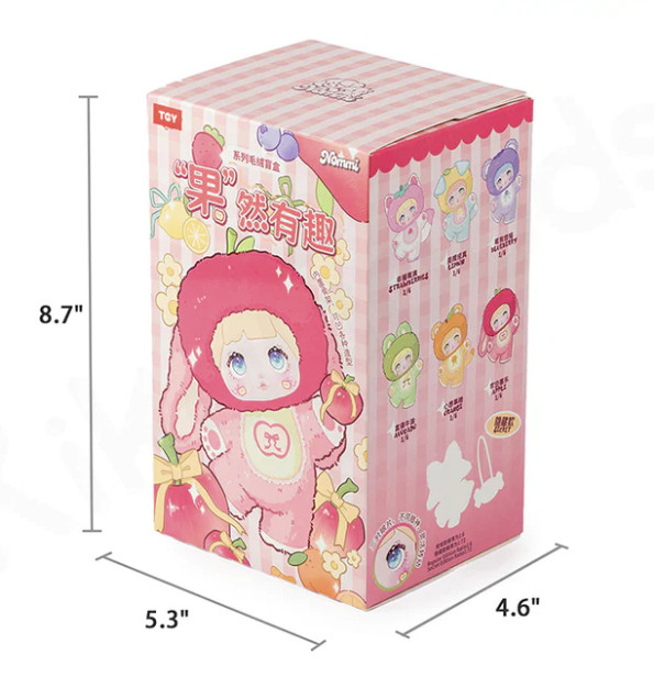 New Authentic Nommi Interesting Fruit Series Plush Pendants – Card Confirmed