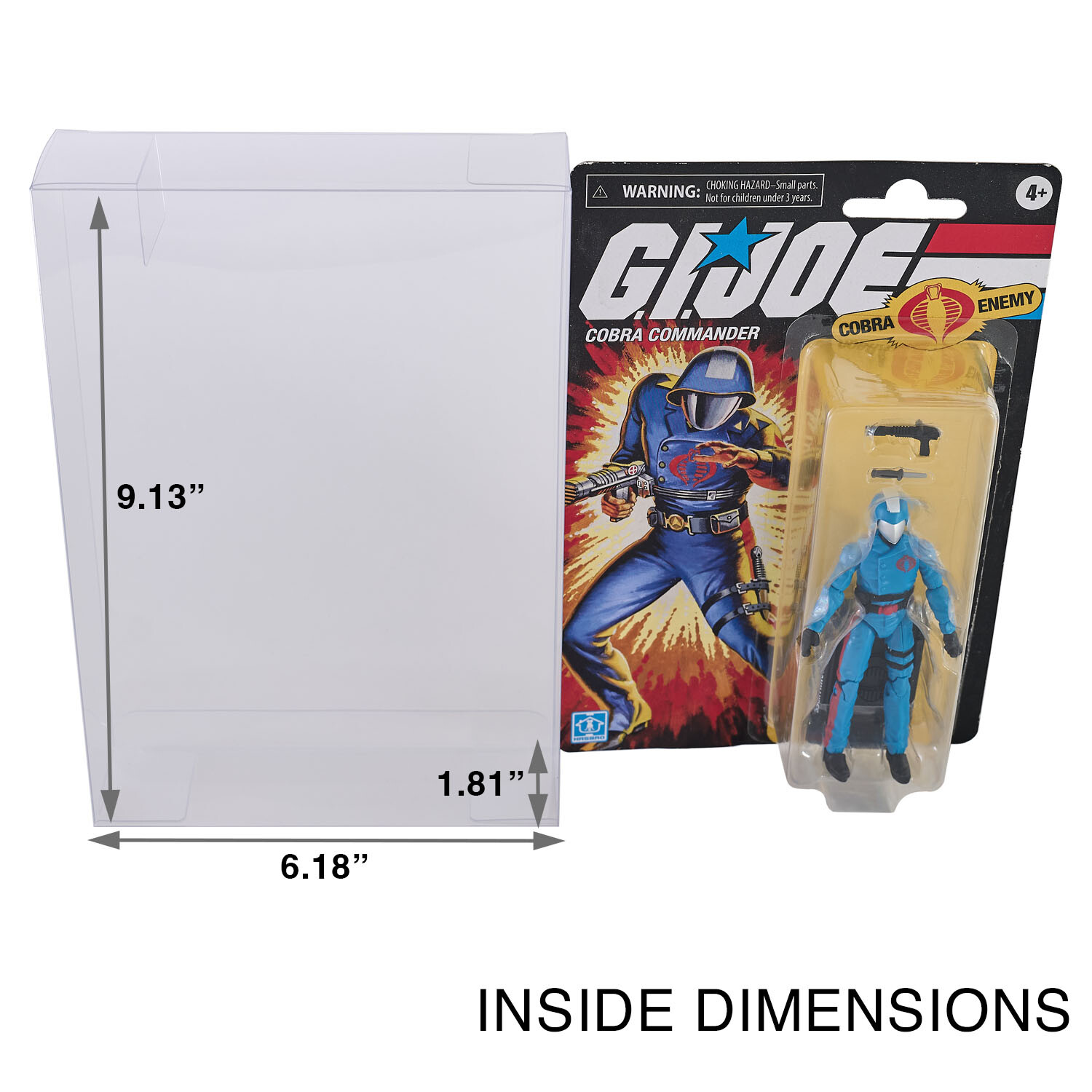 Action Figure Protector Case for 3.75&Prime; Carded New & Vintage Star Wars or GI Joe