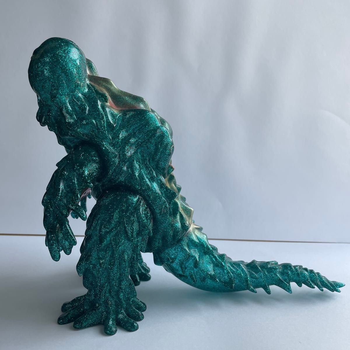 Marusan Hedorah Glitter Green Sofubi Vinyl Kaiju Figure Rare Japan