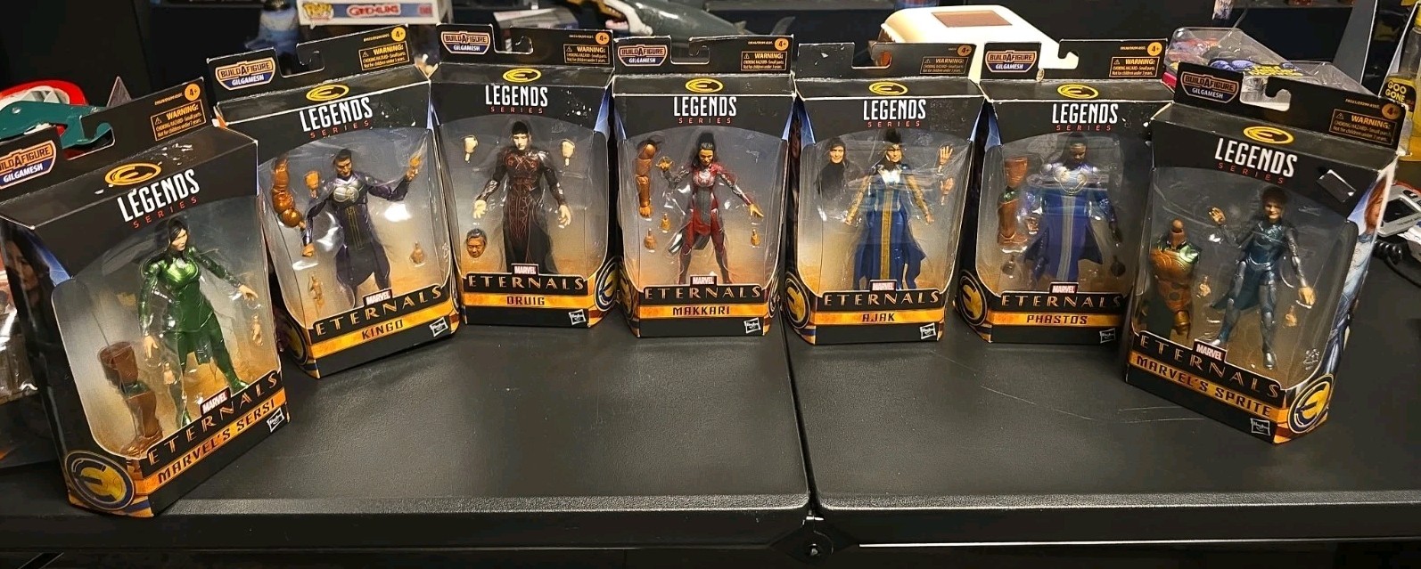 Marvel Legends Series Eternals Boxed 7 Figure Lot New