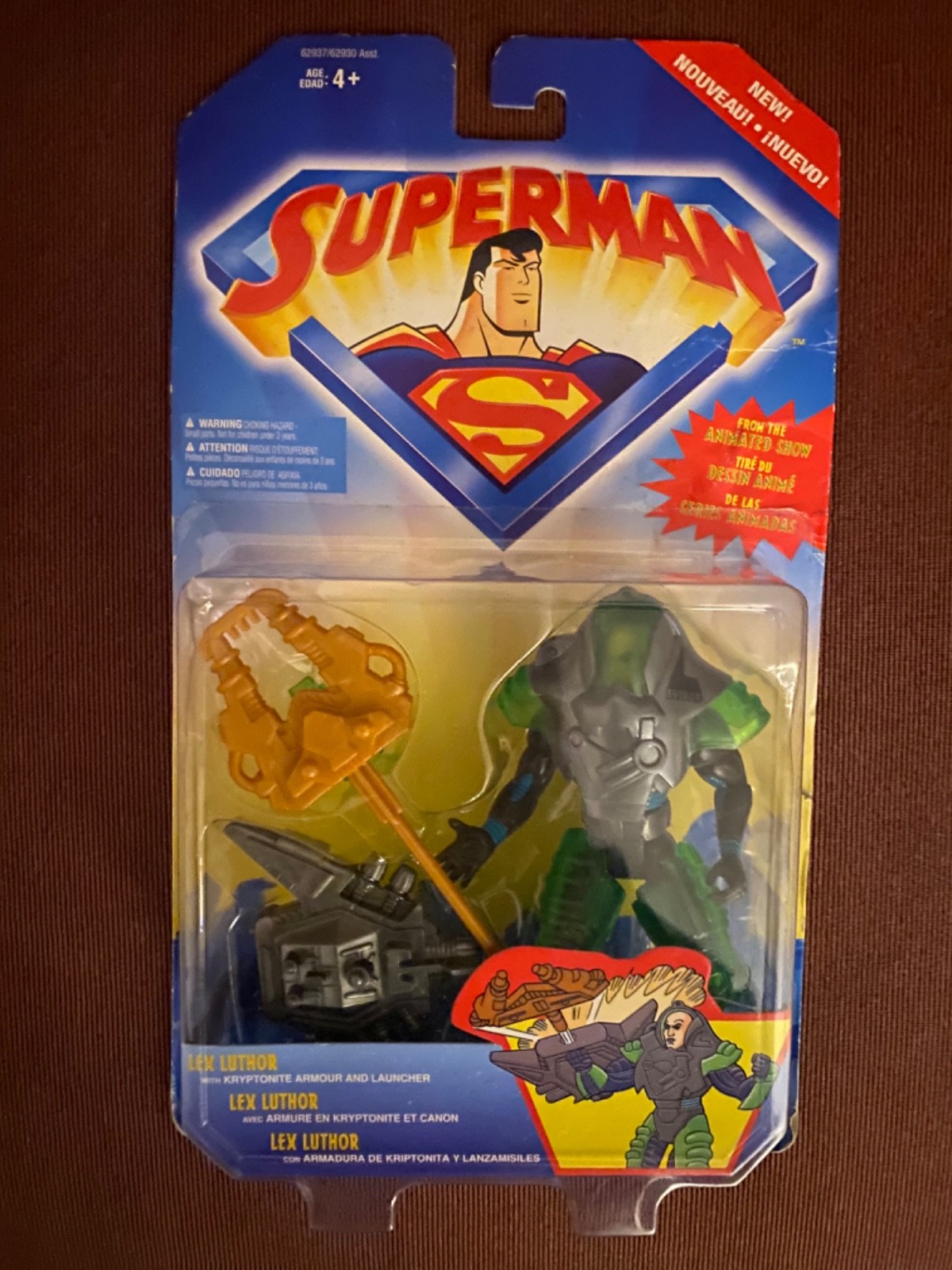 Kenner Superman Animated Show Action Figure Lot Capture Net Superman included