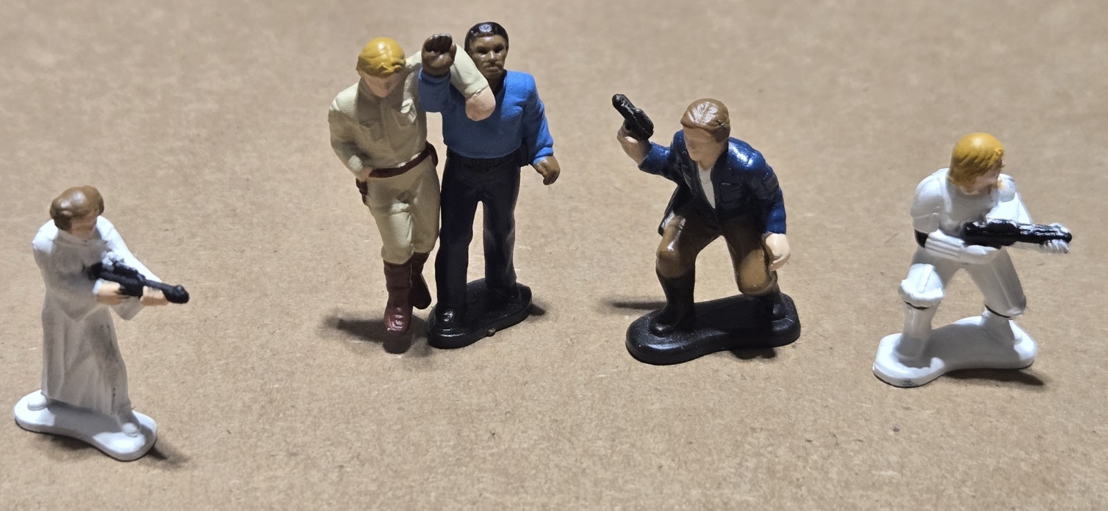 STAR WARS Lot of Micro Collection Miniature Metal Diecast Figures, LFL 1982