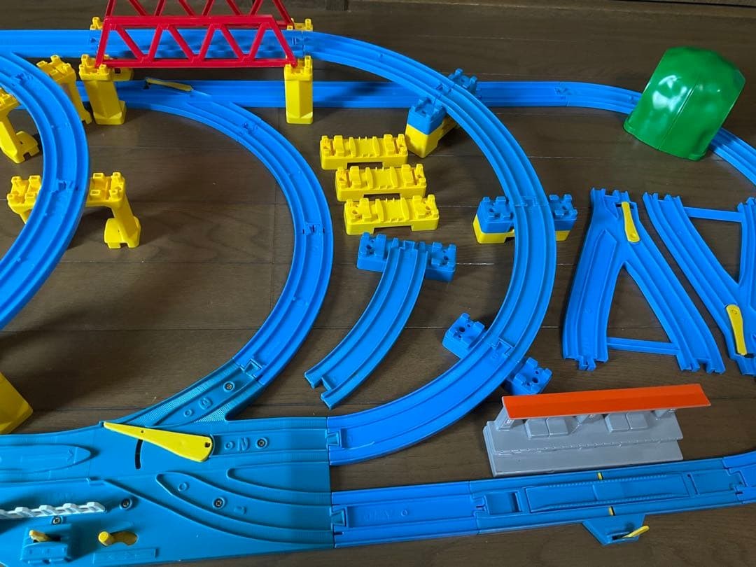 Plarail Track Layout Set Automatic Switch Rail Broken Piece Bulk Lot NO TRAIN