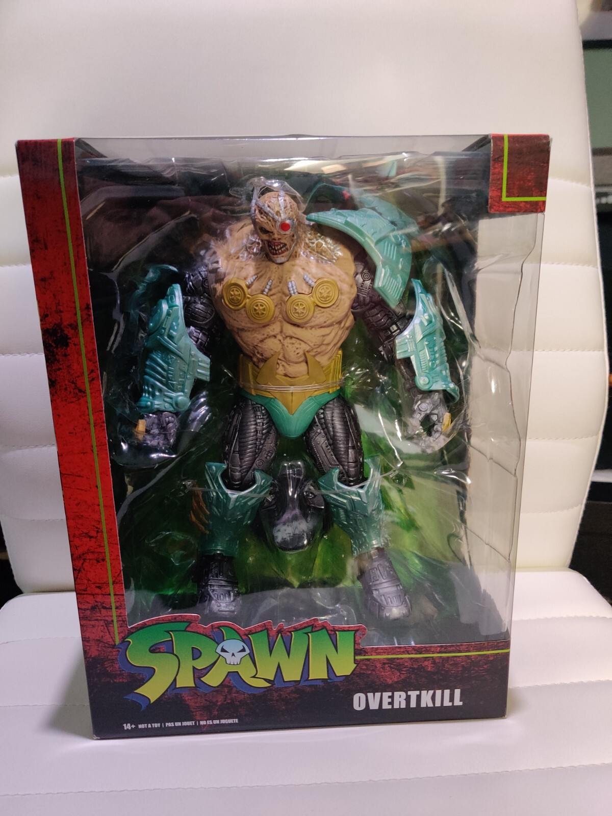 SPAWN MEGAFIG « OVERTKILL » Figure MCFARLANE TOYS 10&Prime; Wave 3 NEW SEALED