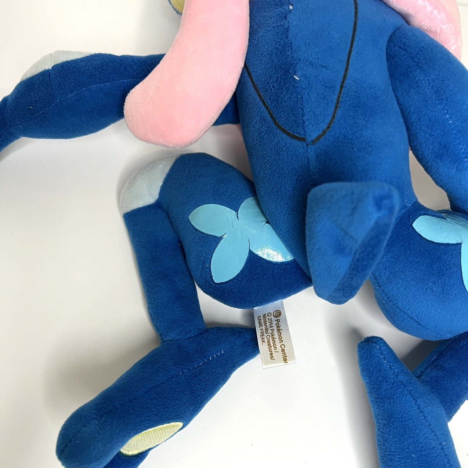 Pokemon Center 2014 Greninja Plush Doll 14” Nintendo Game freak (X & Y Gen 6)