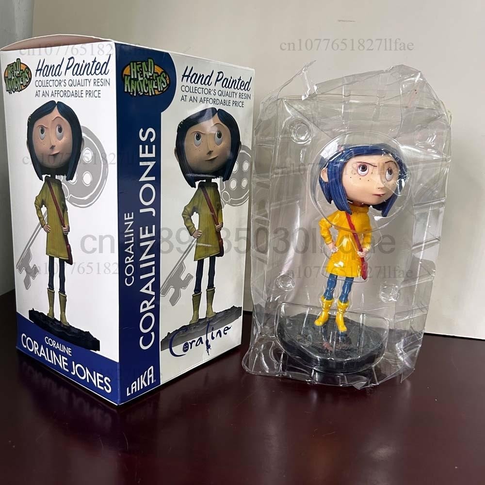 Coraline Jones Articulated Figure Raincoat Sweater in Striped Shirt Toy La Girl