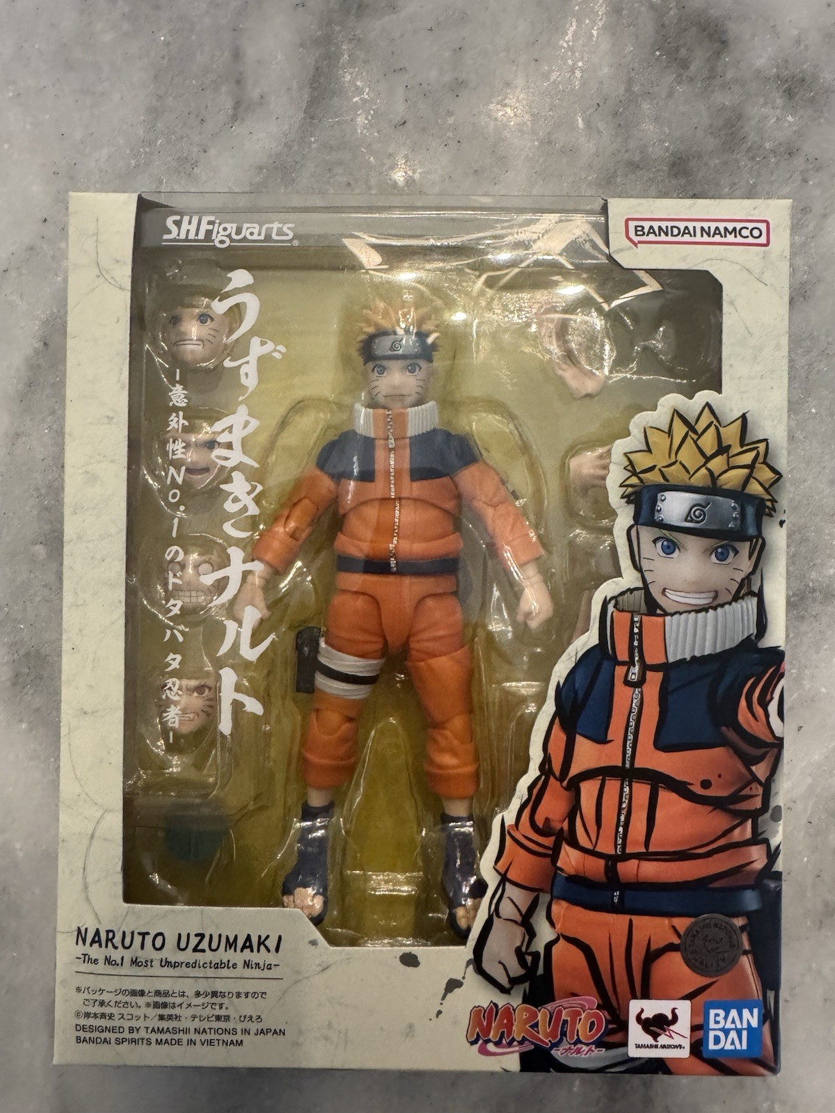 Bandai Namco S.H.Figuarts Naruto Uzumaki Action Figure Boxed Fully Jointed Anime