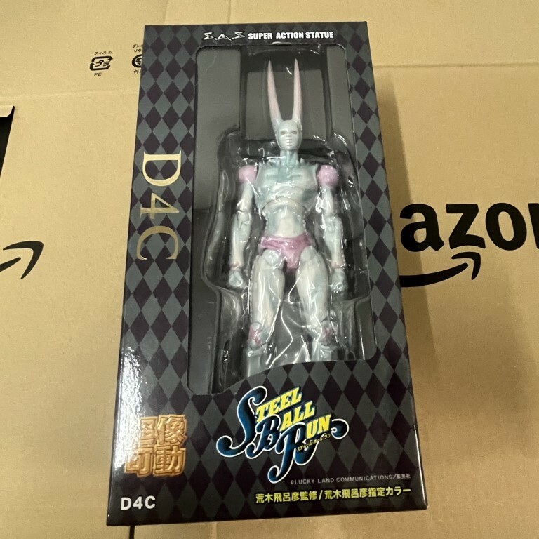 【D4C】JoJo&rsquo;s Bizarre Adventure Super Action Statue Figure 7th part Steel Ball Run