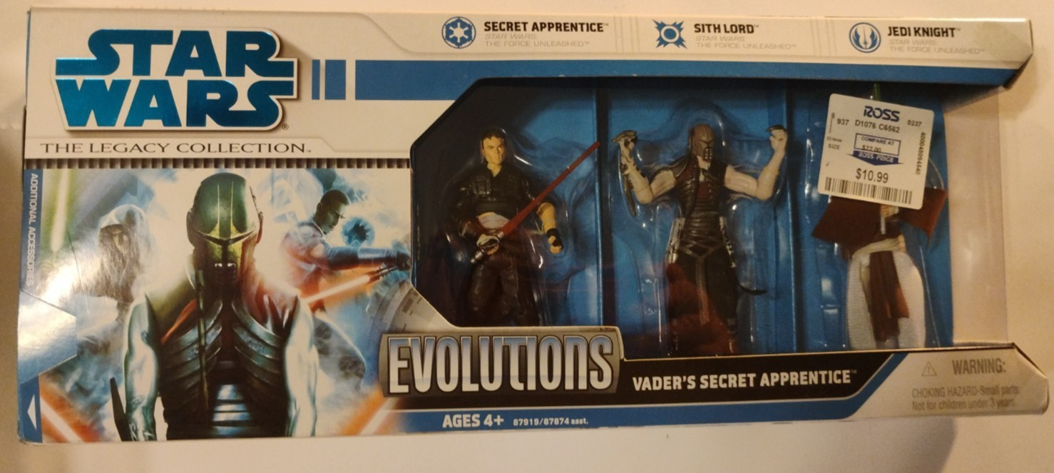 Star Wars Legacy Collection Evolutions Vader&rsquo;s Secret Apprentice Hasbro 2008