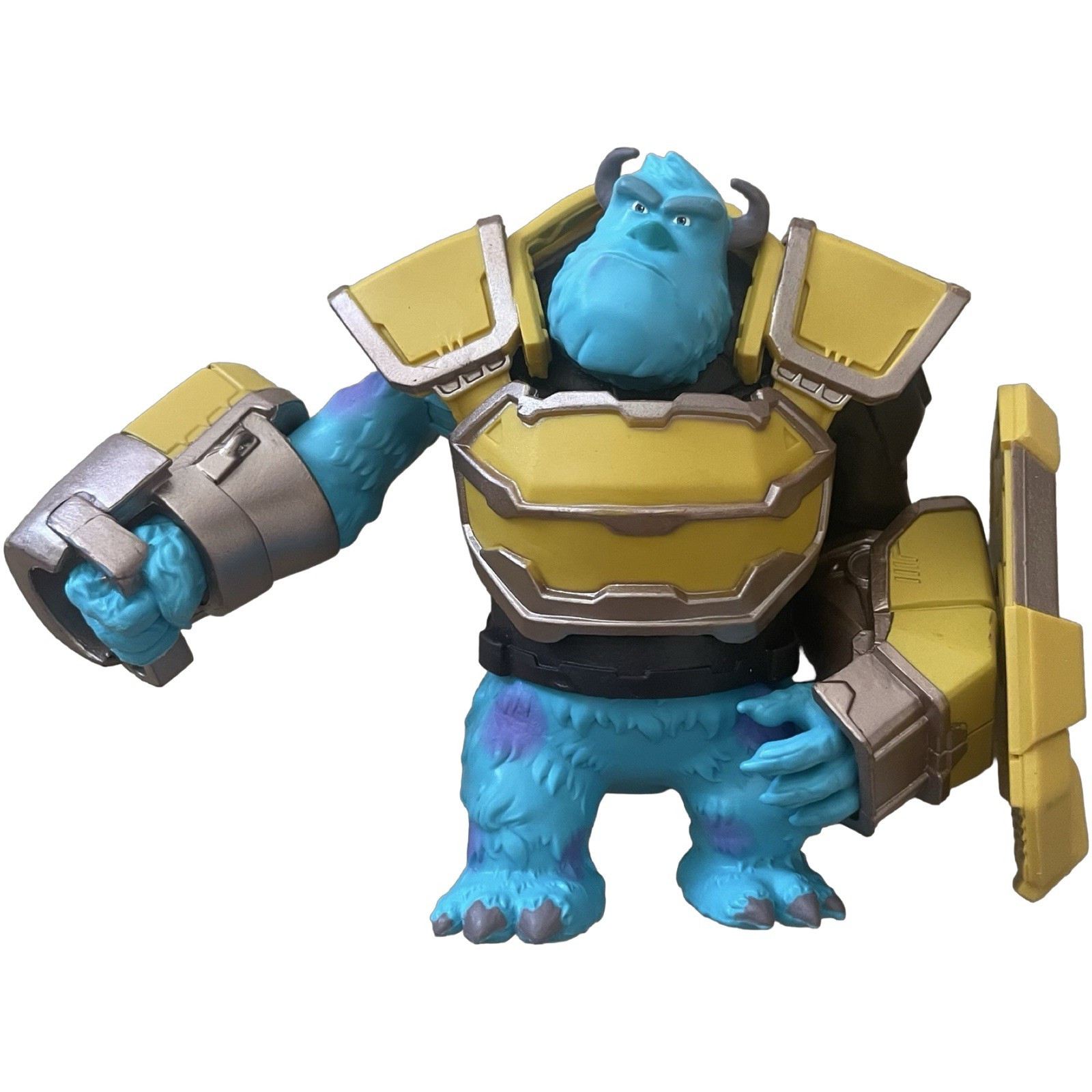 Monsters Inc Sulley Yellow Armor Disney Pixar Action Figure Loose Plastic Toy