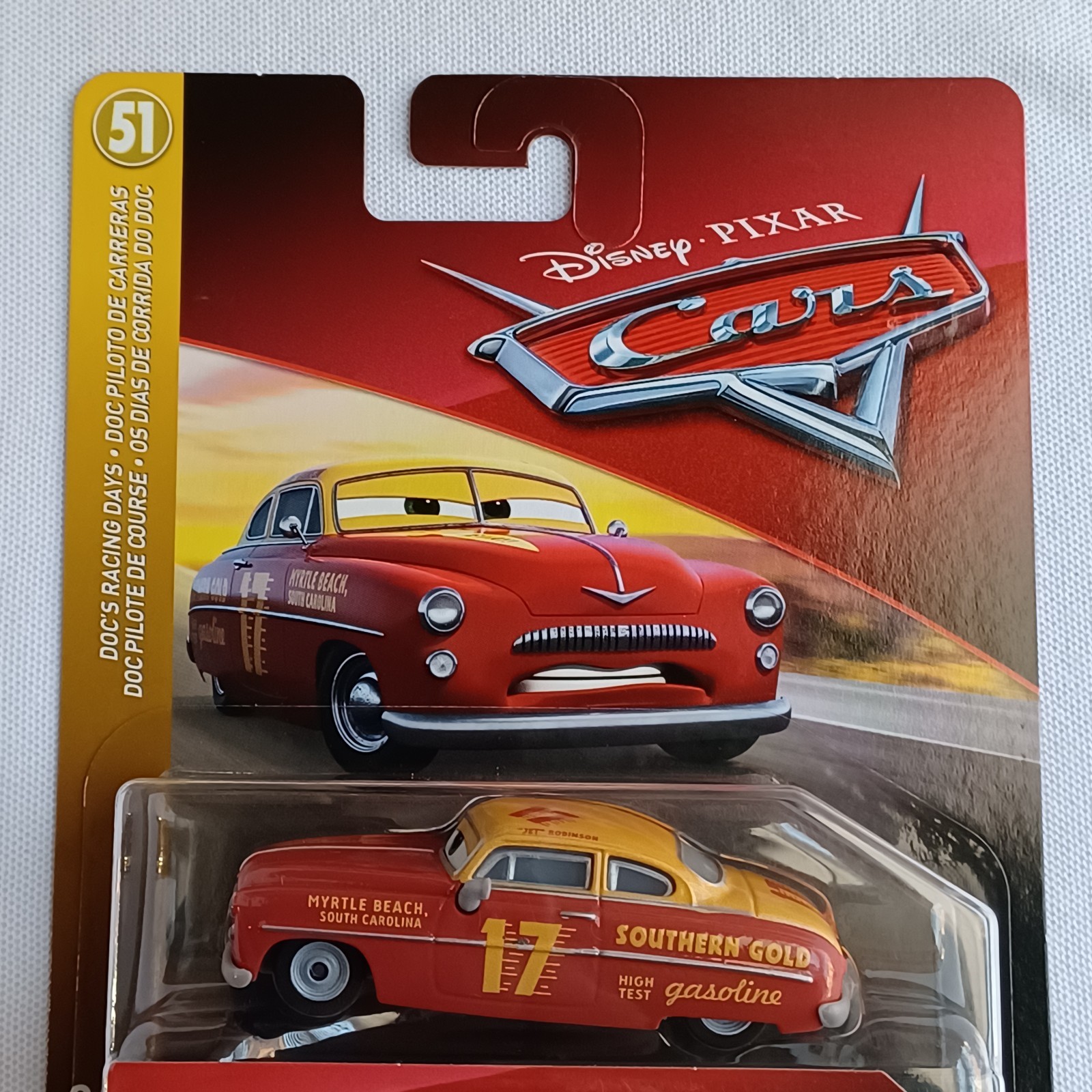 2018 DISNEY PIXAR CARS *DOC&rsquo;S RACING DAYS* *JET ROBINSON* *VERY RARE* *SEALED*