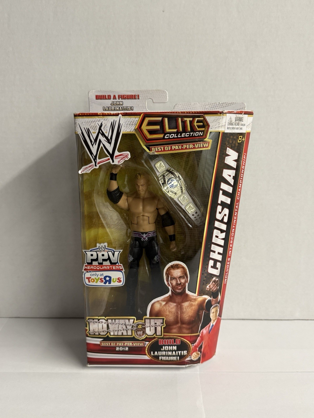 WWE Christian Elite No Way Out Action Figure New Sealed 2012 Toys R Us Exclusive