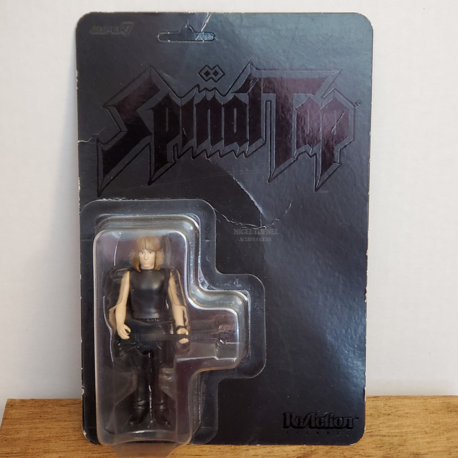 Spinal Tap Nigel Tufnel (None More Black) Reaction Figures Wave 2 *Unpunched*