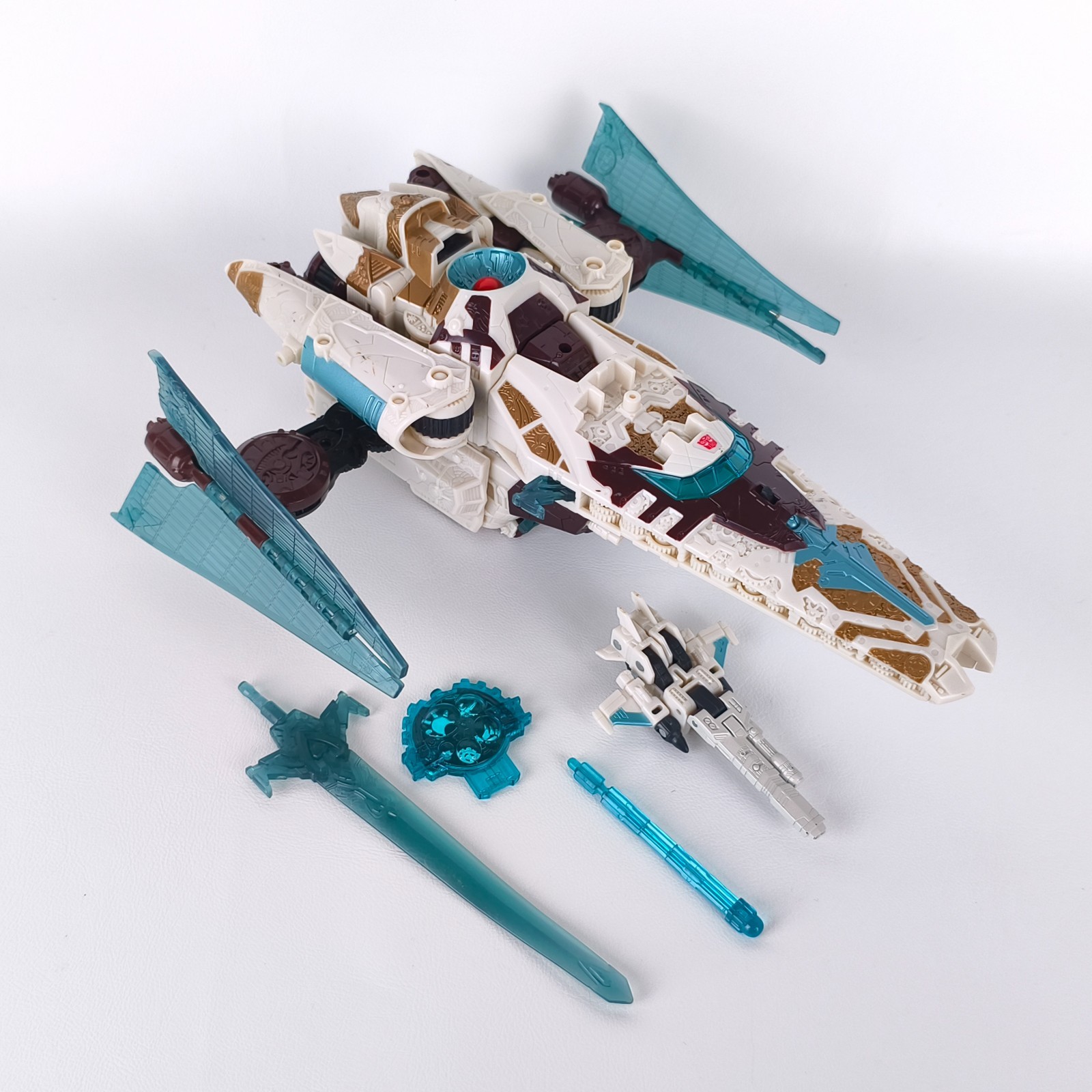 Transformers Vector Prime & Safeguard Complete Cybertron Voyager Class