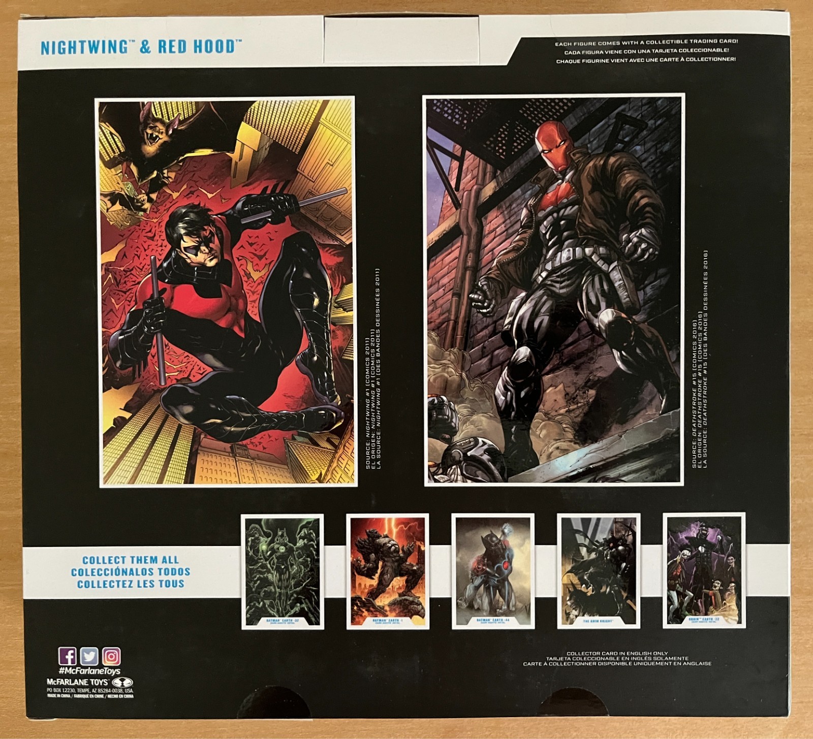 Nightwing & Red Hood McFarlane DC Multiverse unopened action figure 2-pack