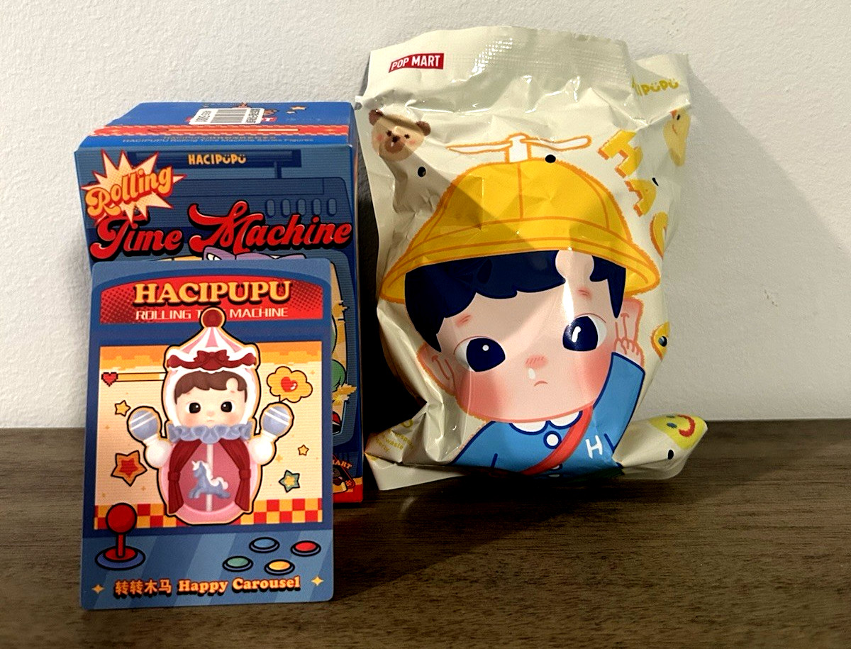 POP MART -HACIPUPU: Rolling Time Machine « Happy Carousel » New in Box!