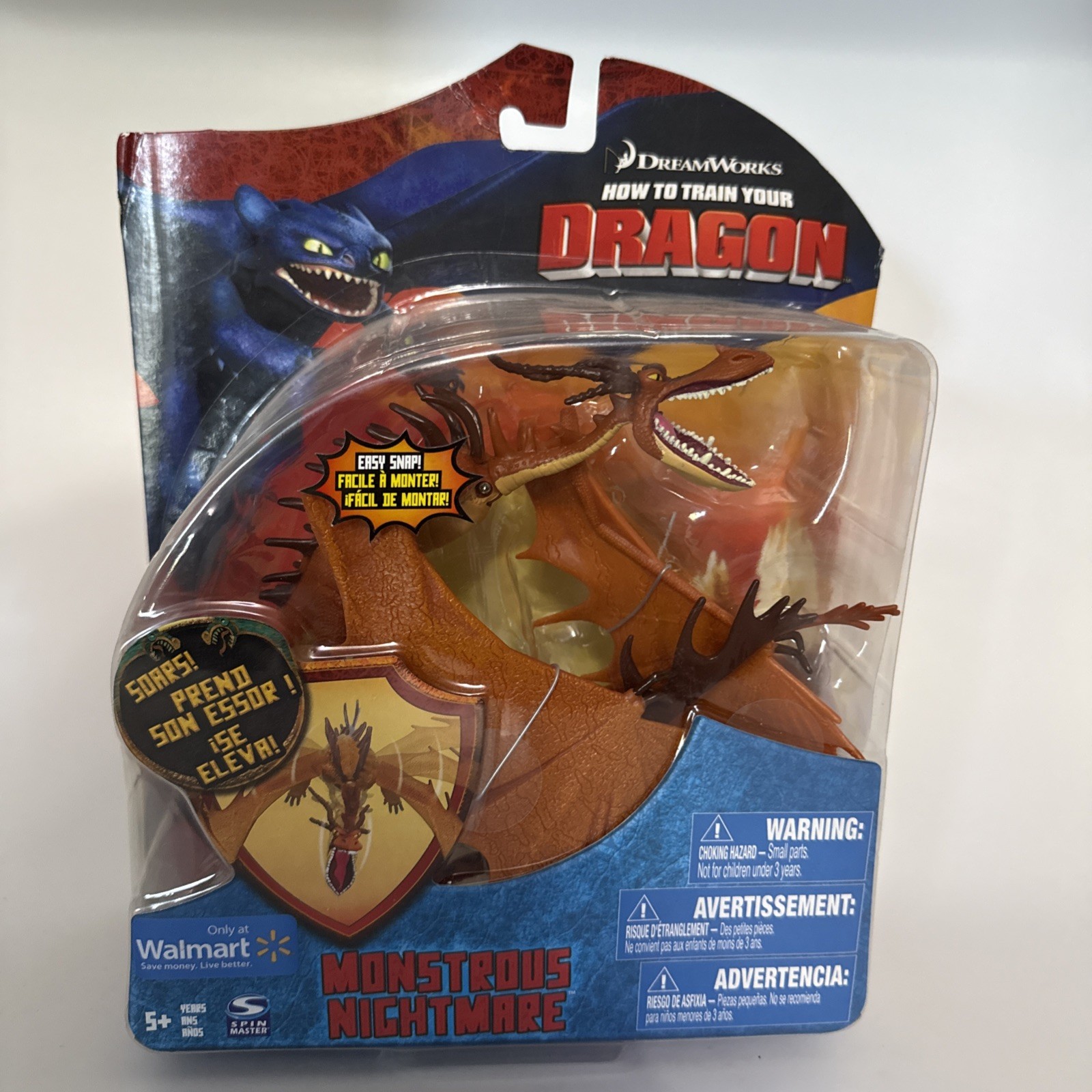 How To Train Your Dragon Monstrous Nightmare 2010 Spin Master DreamWorks Walmart
