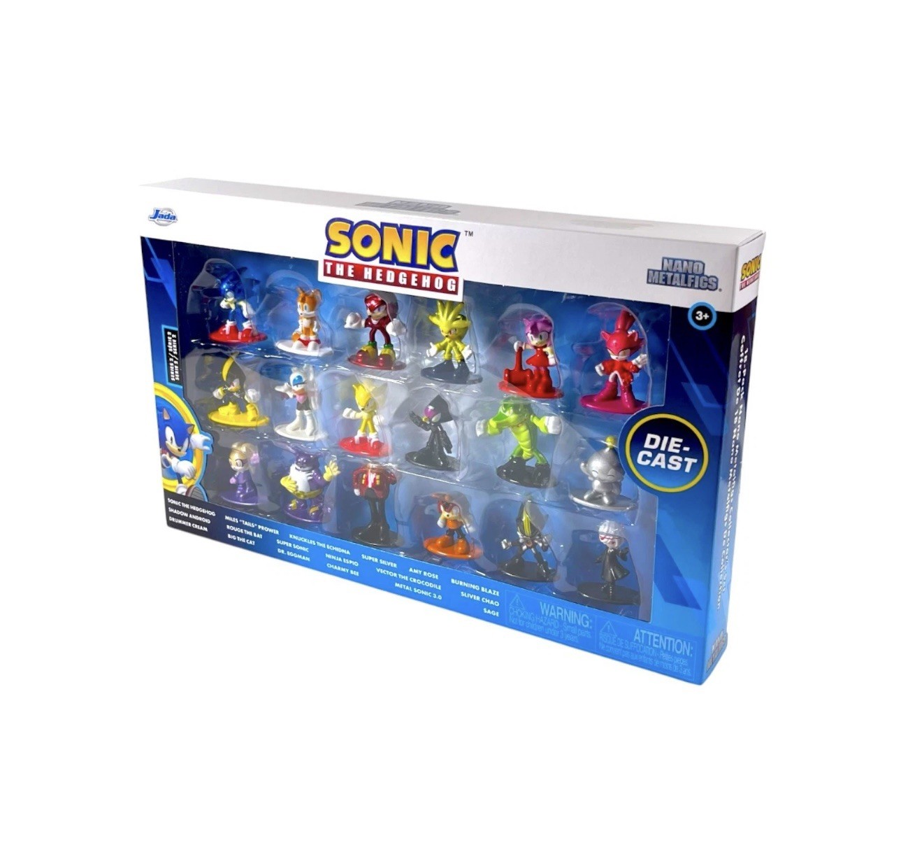 Jada Nano Metalfigs Sonic The Hedgehog 18-Pack Diecast Figures Series 2