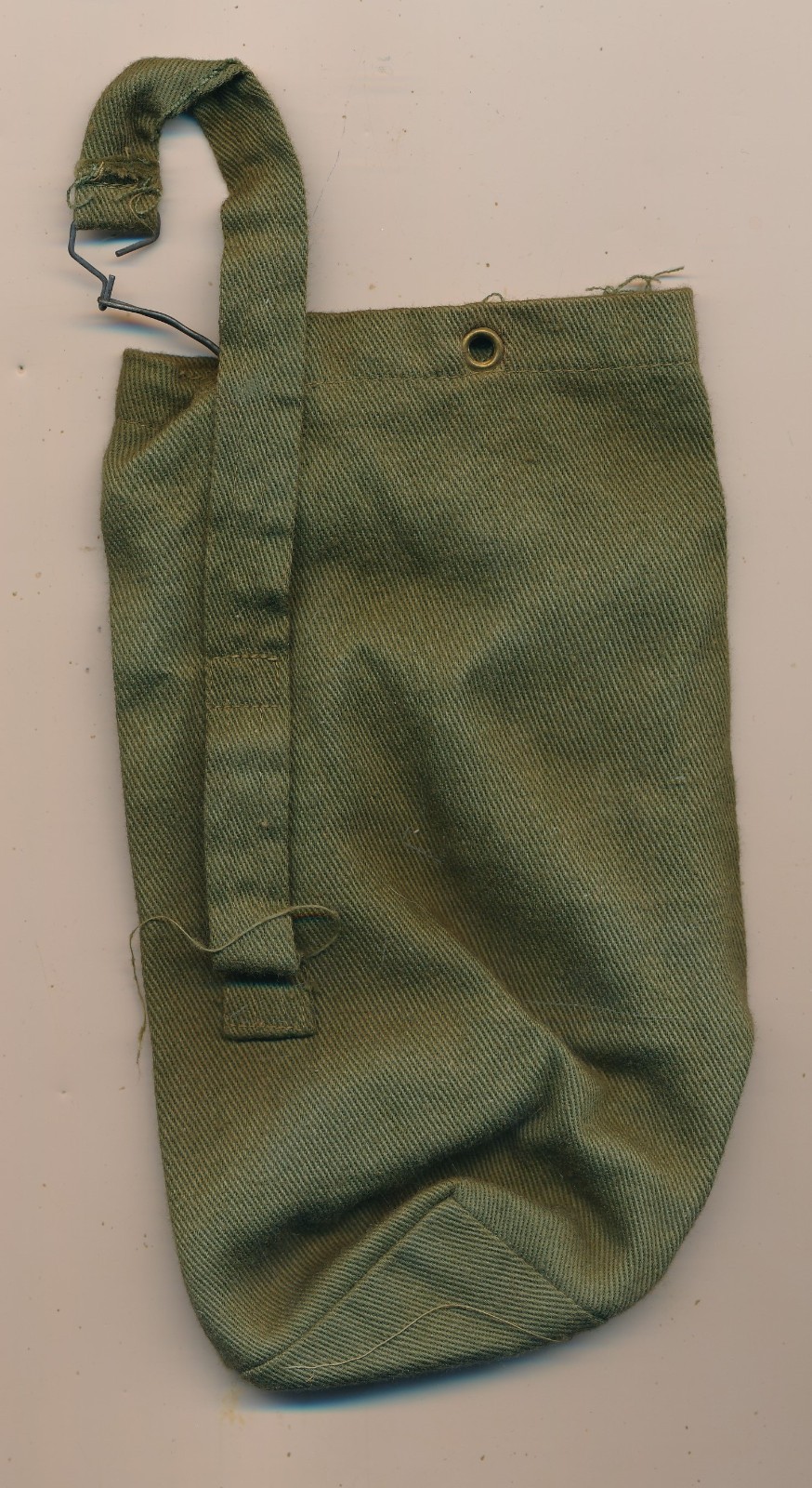Four VTG GI Joe 1964 Hasbro Soldier Duffel Bags Japan (TM) Brass Grommets