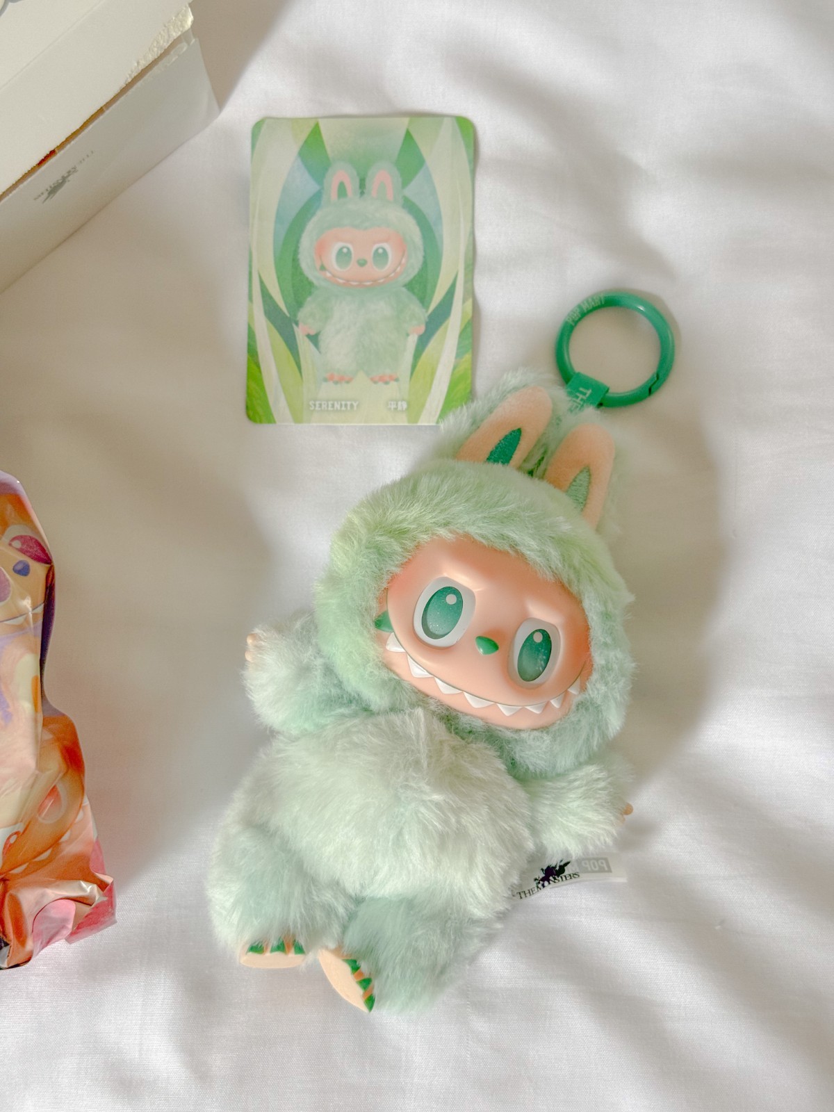 AUTHENTIC POP MART US Labubu Big Into Energy Plush Pendant – Serenity – Open Box