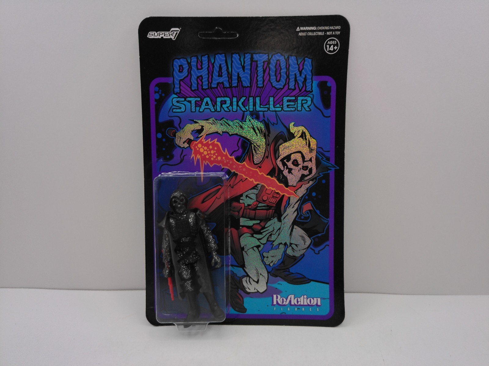 SUPER7 PHANTOM STARKILLER NYCC 2020 GLITTER FIGURE REACTION NEW MOC